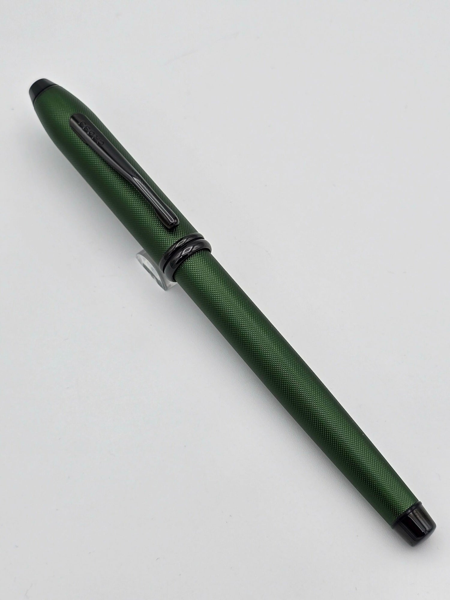 Cross Townsend Micro Knurl Green - Medium Steel Nib - Pre-Owned