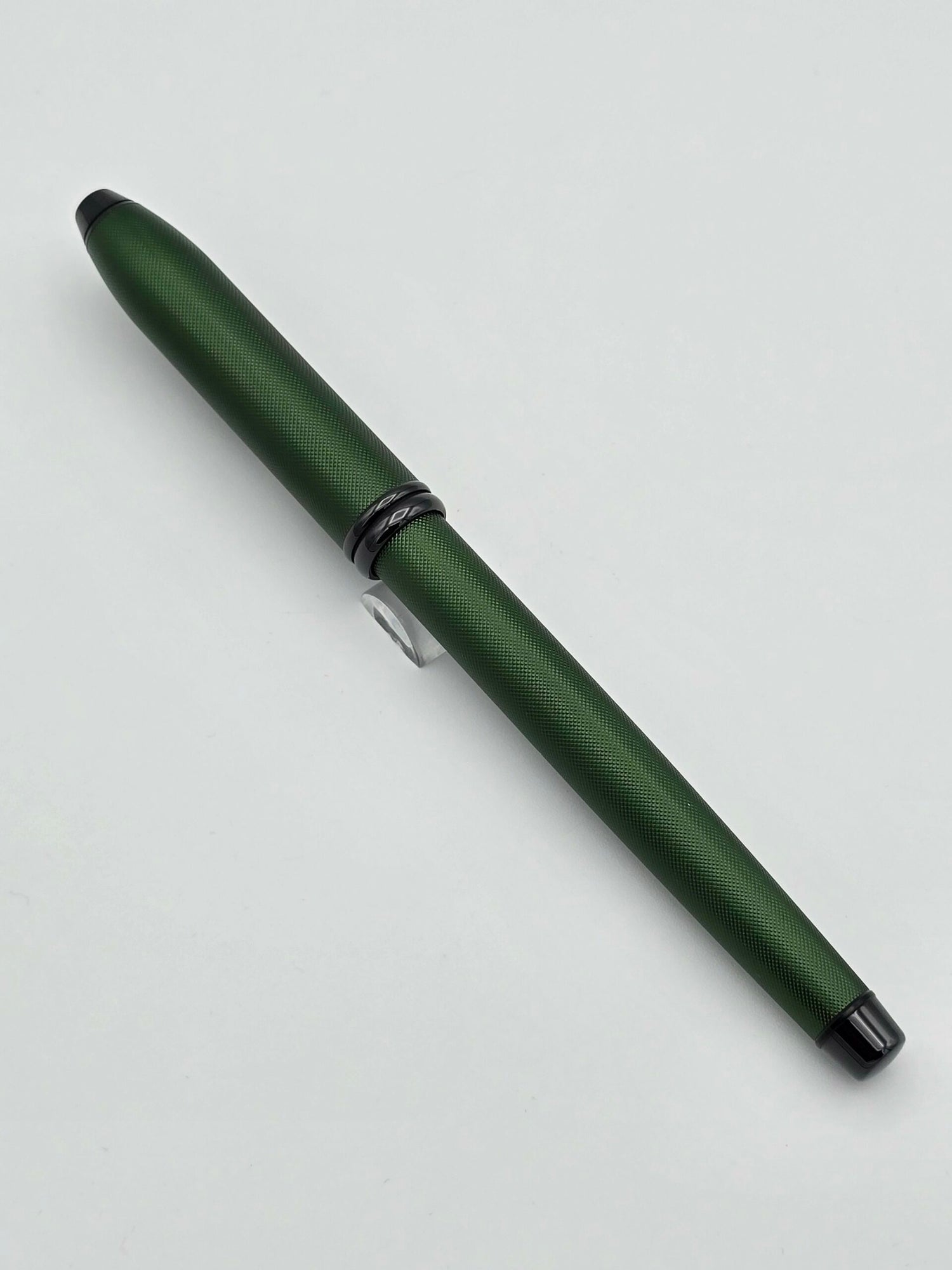 Cross Townsend Micro Knurl Green - Medium Steel Nib - Pre-Owned