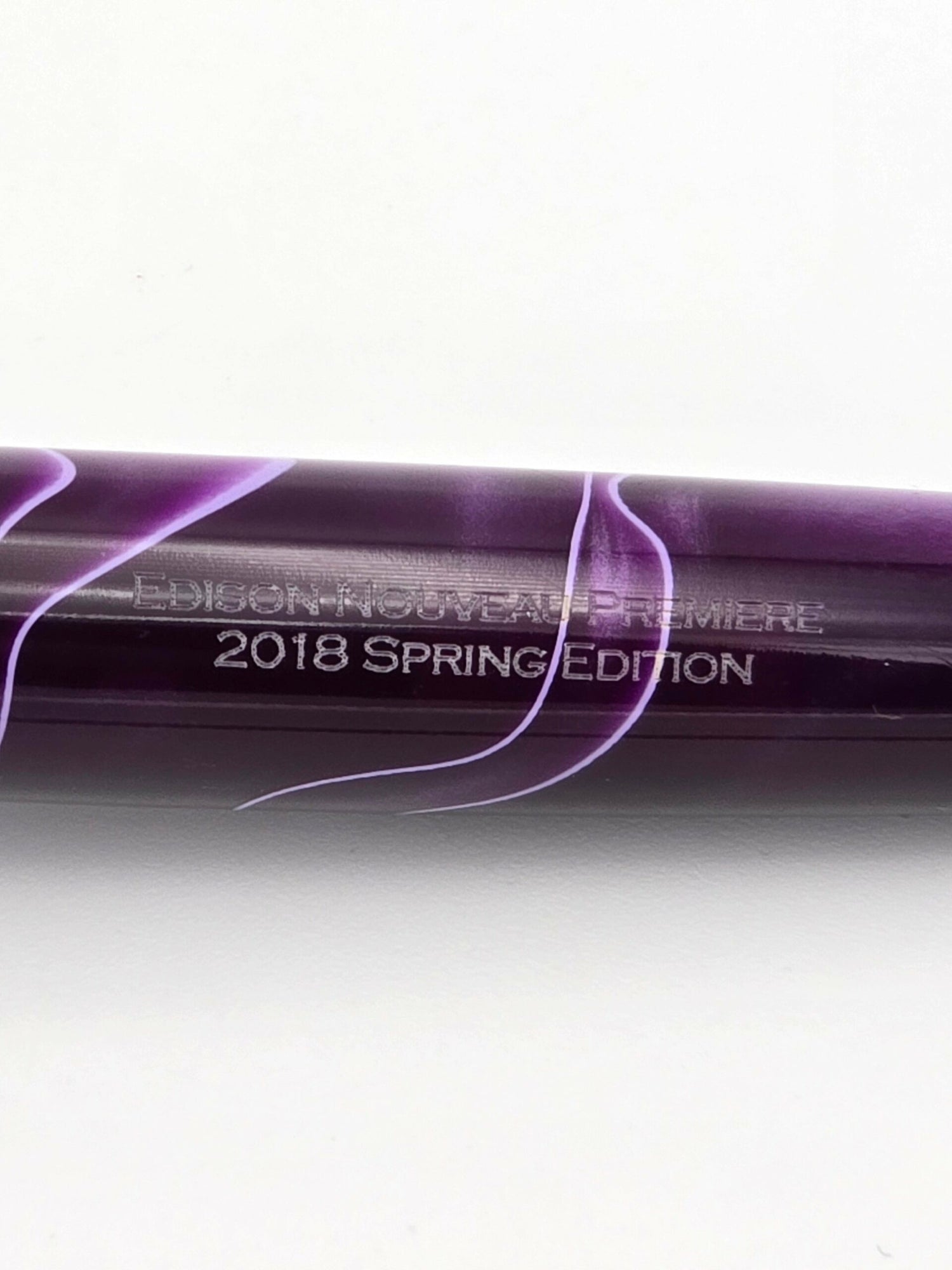 Edison Nouveau Premiere 2018 Spring Edition Purple Reign - Medium Steel Nib - Pre-Owned