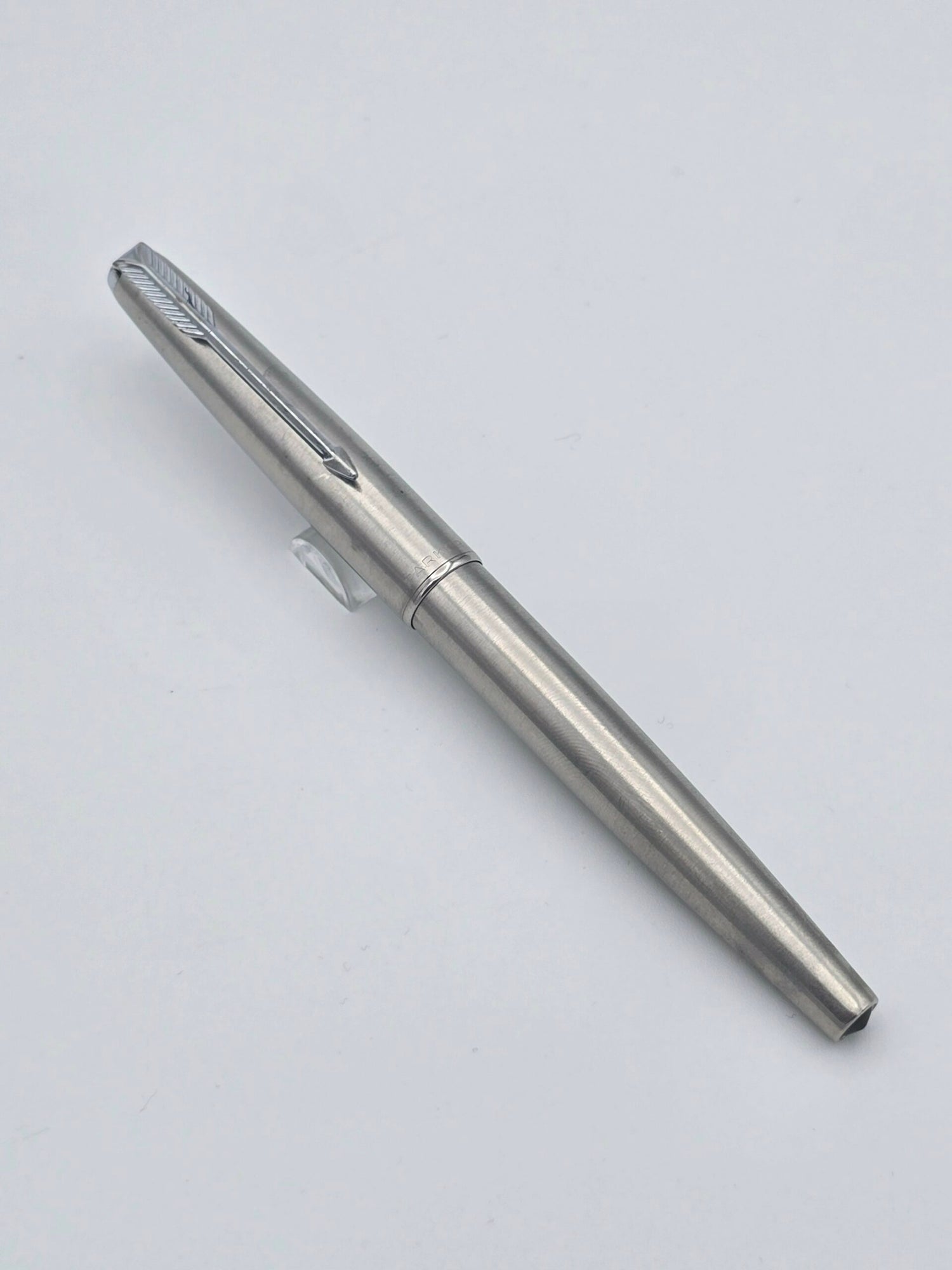 Parker 61 Fighter Stainless Steel - 14k Medium Nib - Pre-Owned