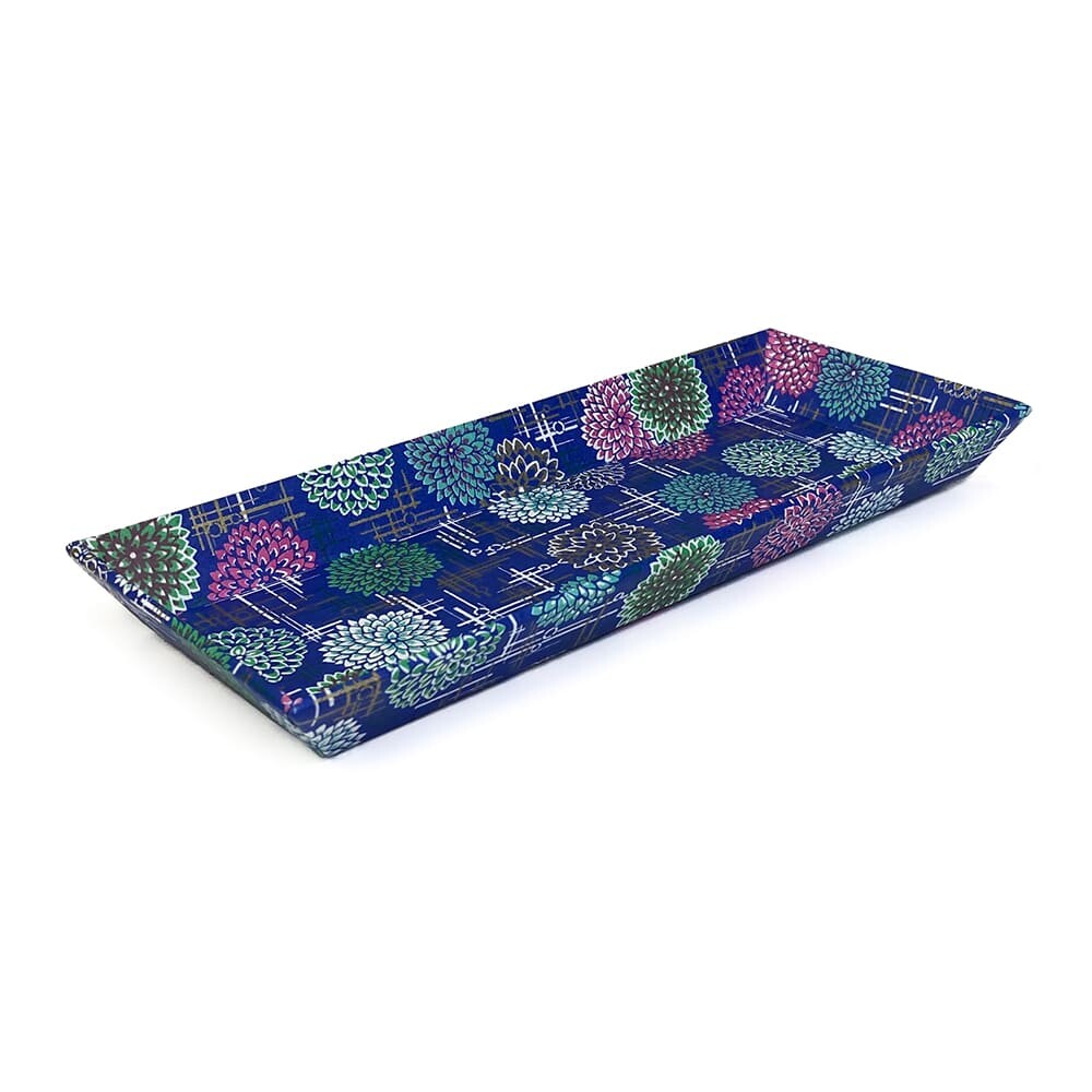 Taniguchi Shoyudo Co. Yuzen Washi Paper Pen Tray Kikka