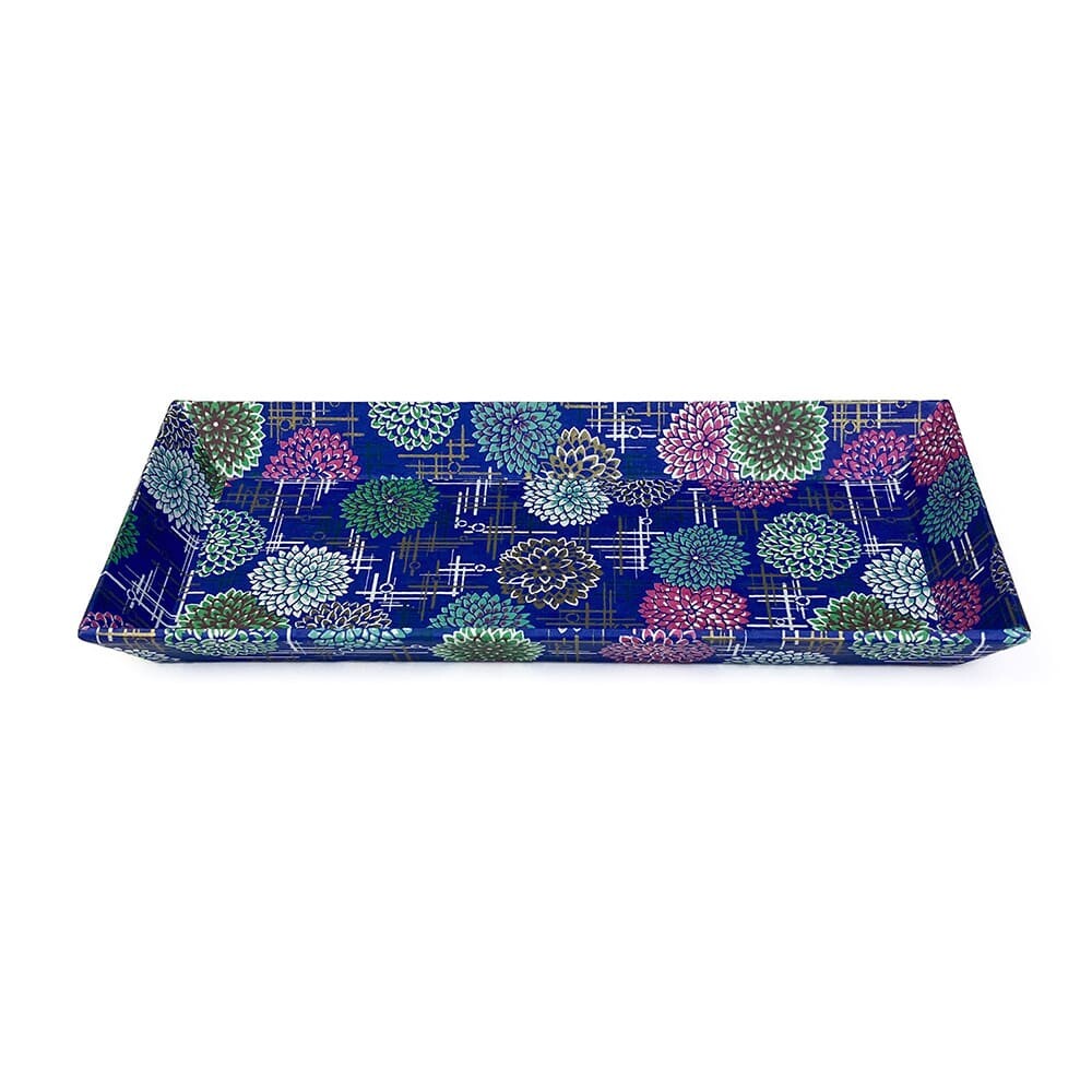 Taniguchi Shoyudo Co. Yuzen Washi Paper Pen Tray Kikka