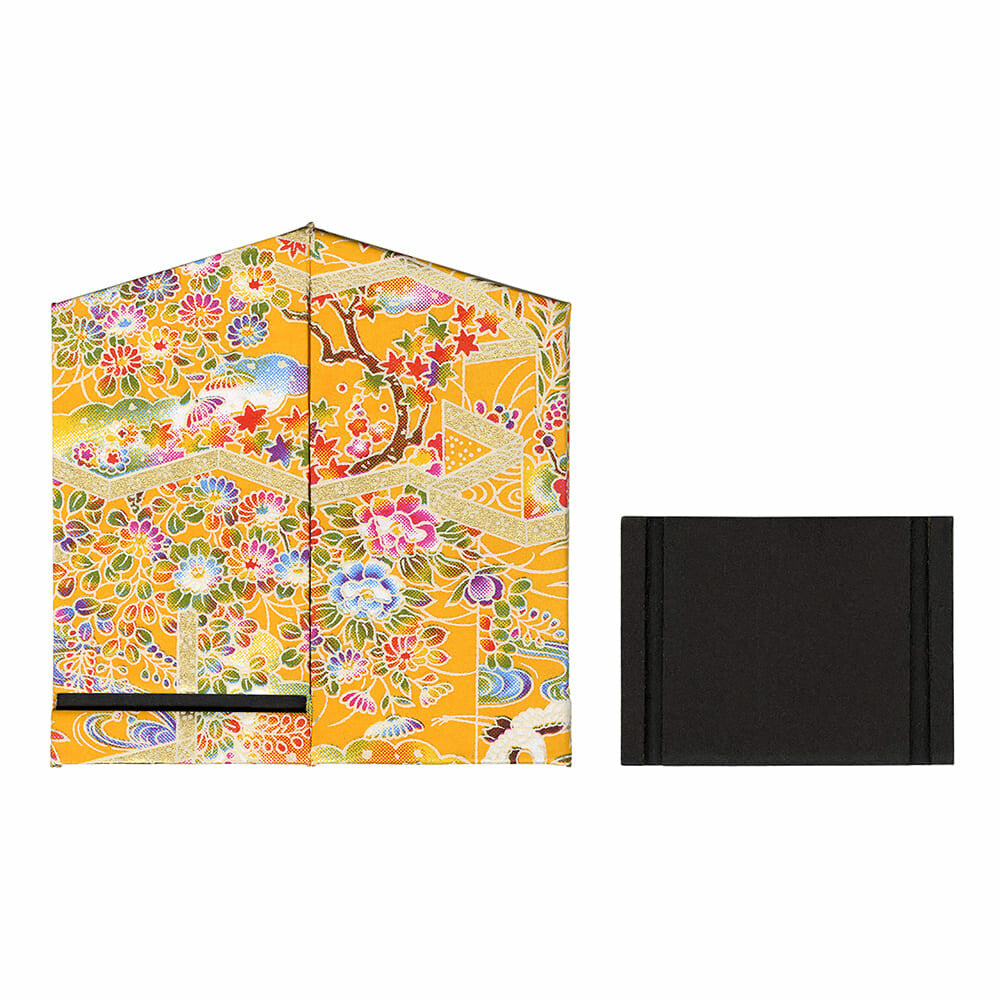 Taniguchi Shoyudo Co. Yuzen Washi Paper Foldable Accessory Case Folding Screen Picture