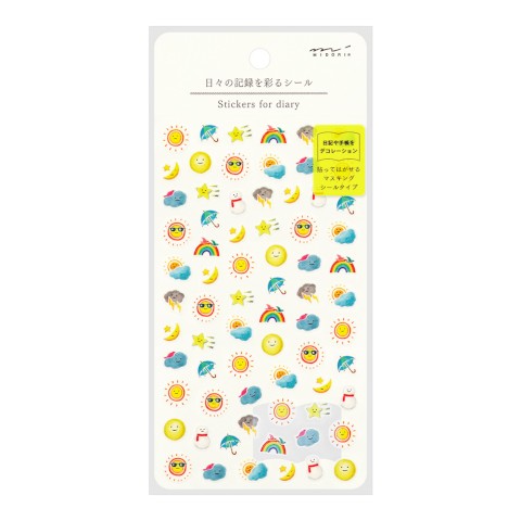 Midori Stickers for Diary