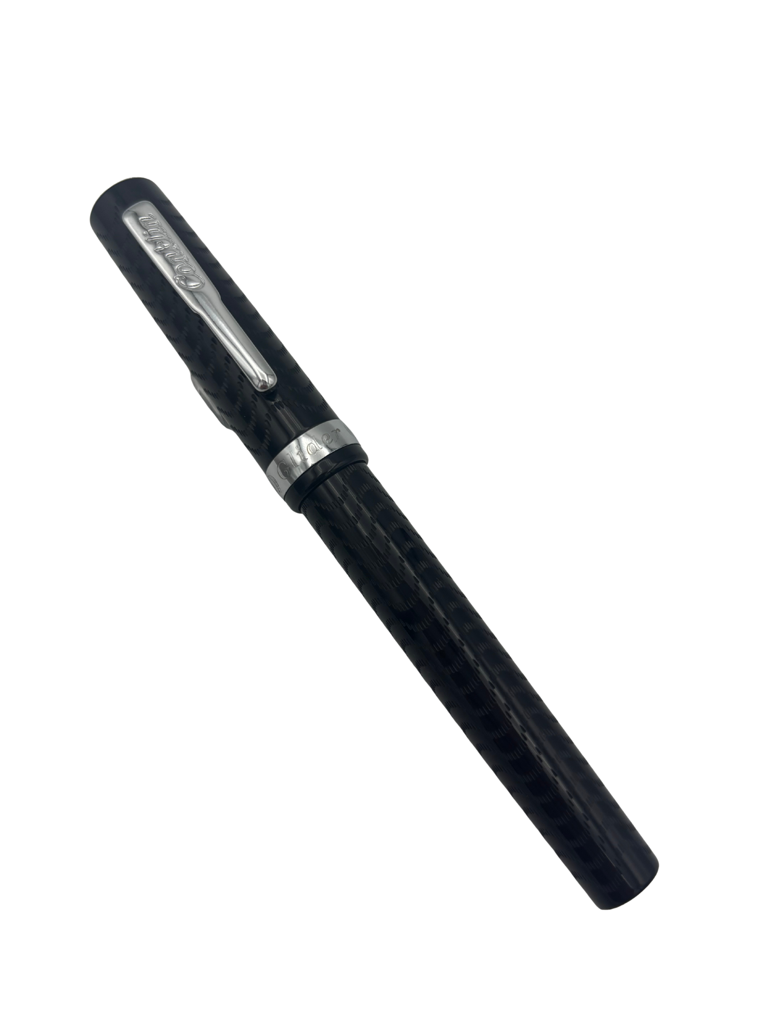 Conklin Glider Chased Black - Fine Nib - Pre-Owned
