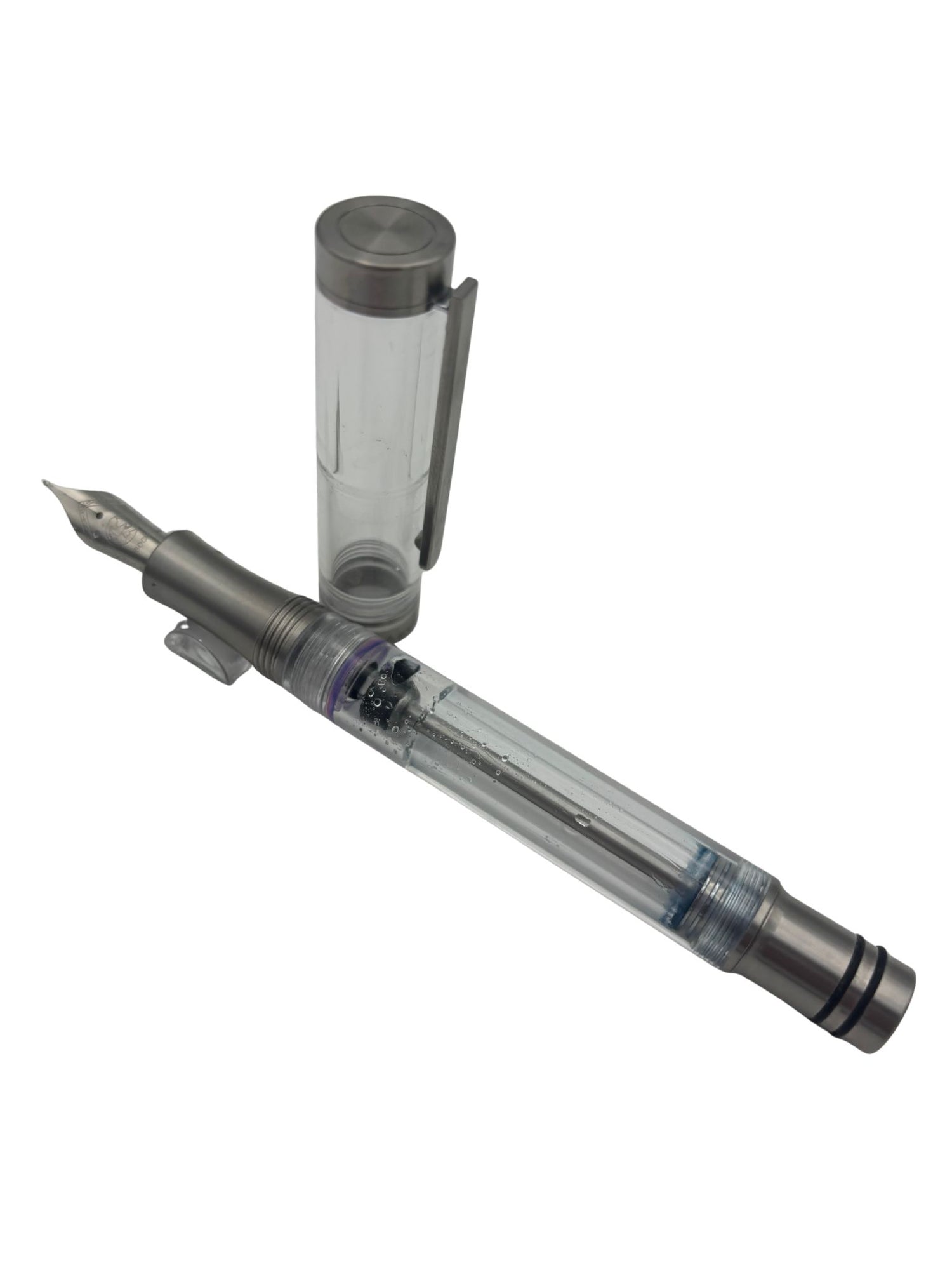 Asvine V200 Clear - Broad Nib - Pre-Owned