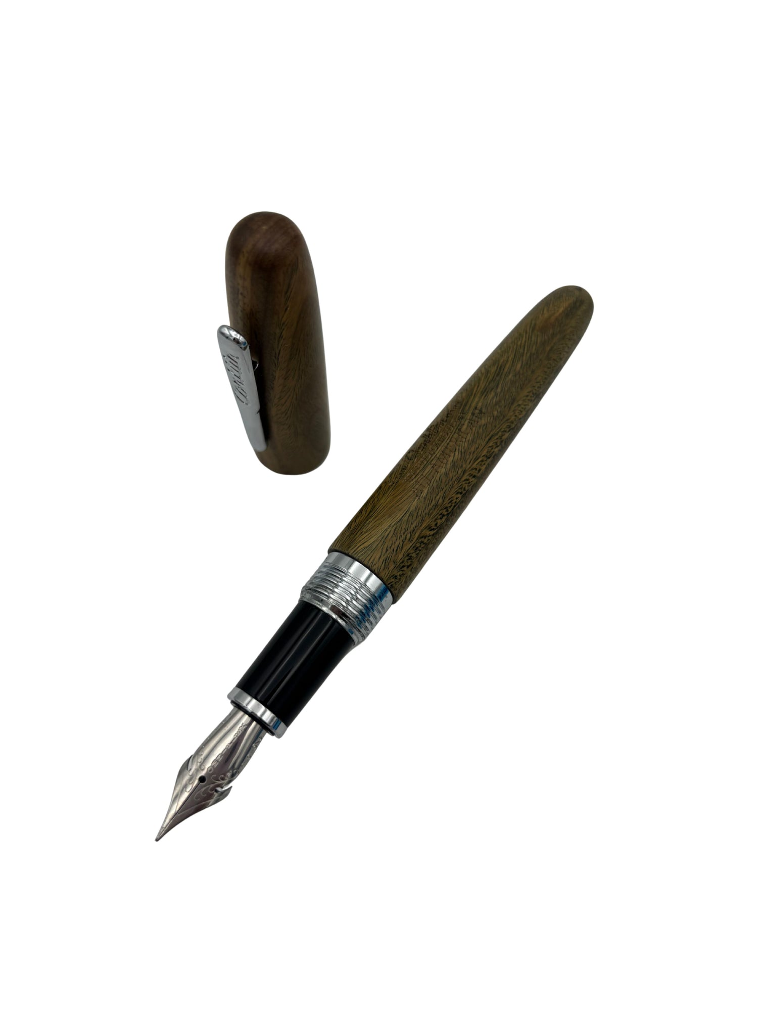 Conklin All American Pau Preto Chrome LE - Omniflex Nib - Pre-Owned