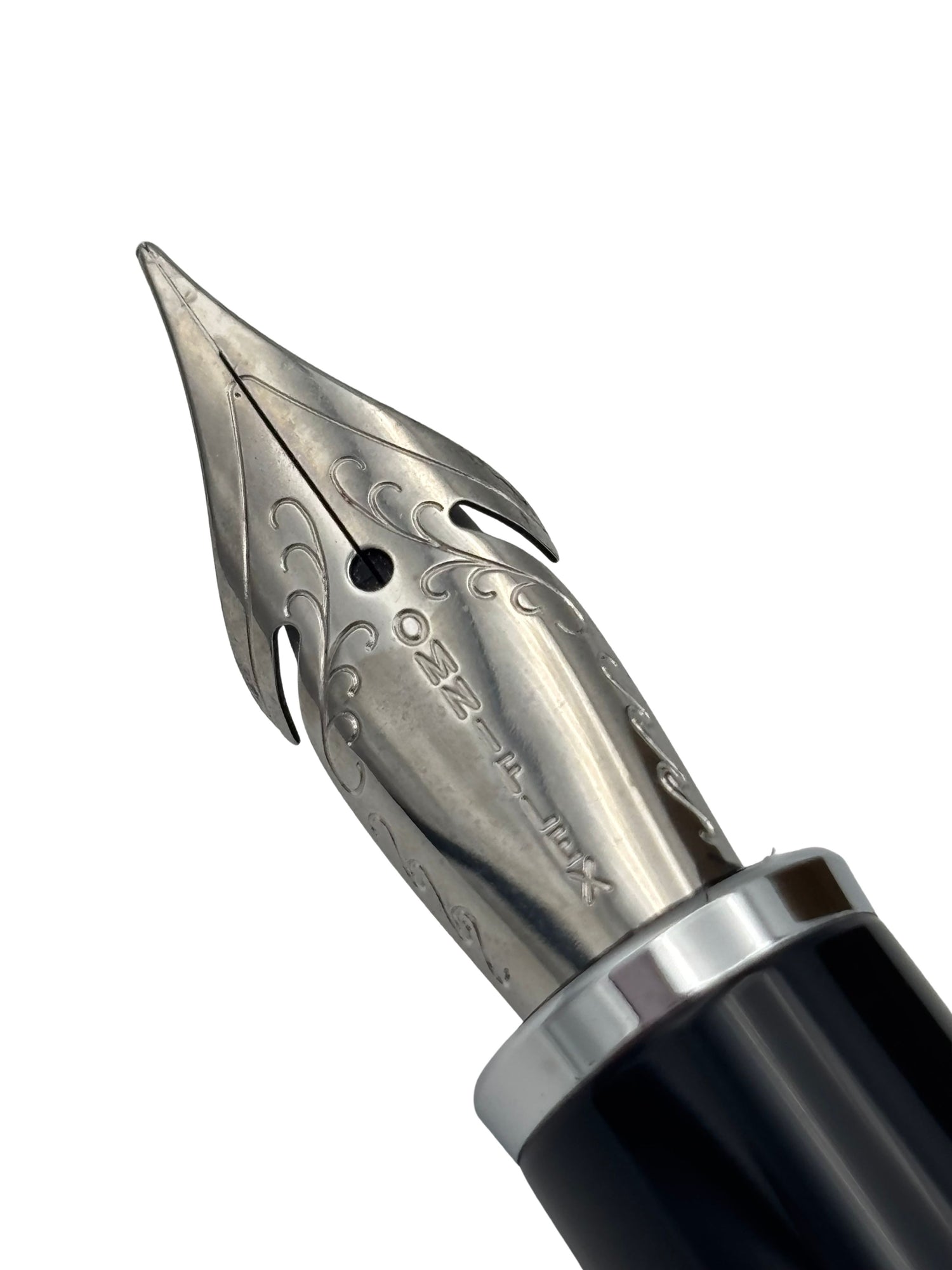 Conklin All American Pau Preto Chrome LE - Omniflex Nib - Pre-Owned