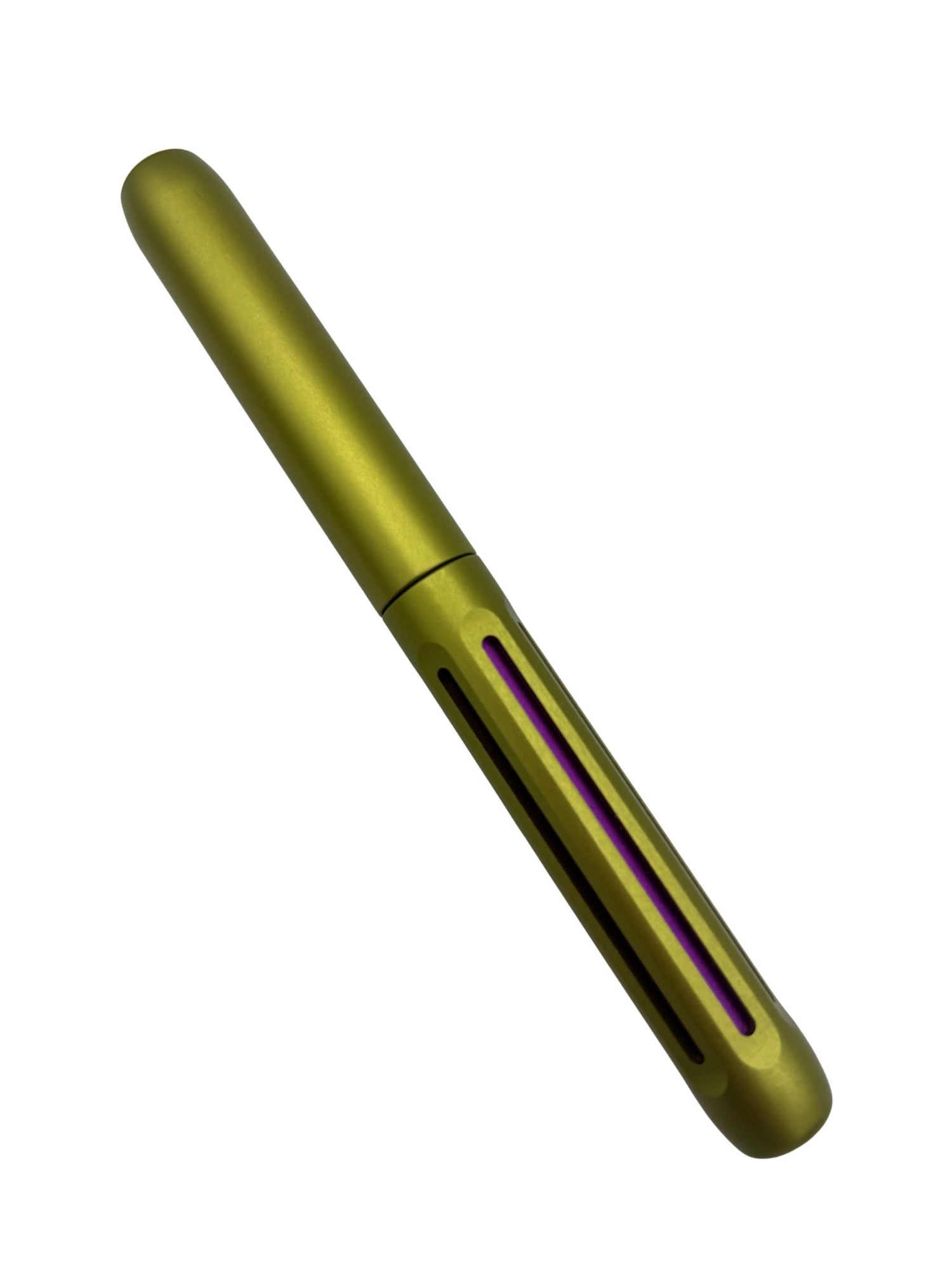 Spoke Design Lime Green and Purple - Broad Nib - Pre-Owned