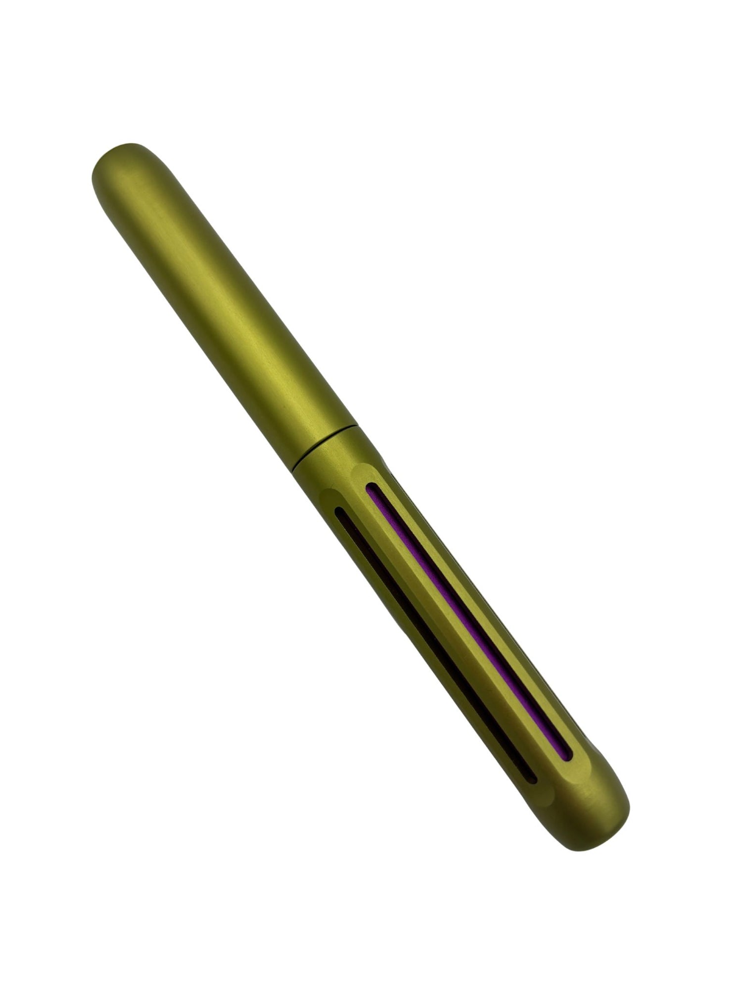 Spoke Design Lime Green and Purple - Broad Nib - Pre-Owned