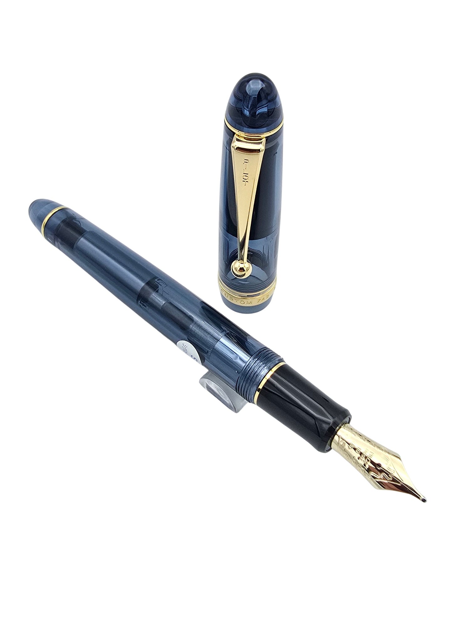 Pilot Custom 742 Demonstrator Blue LE - 14k Signature Nib - Pre-Owned