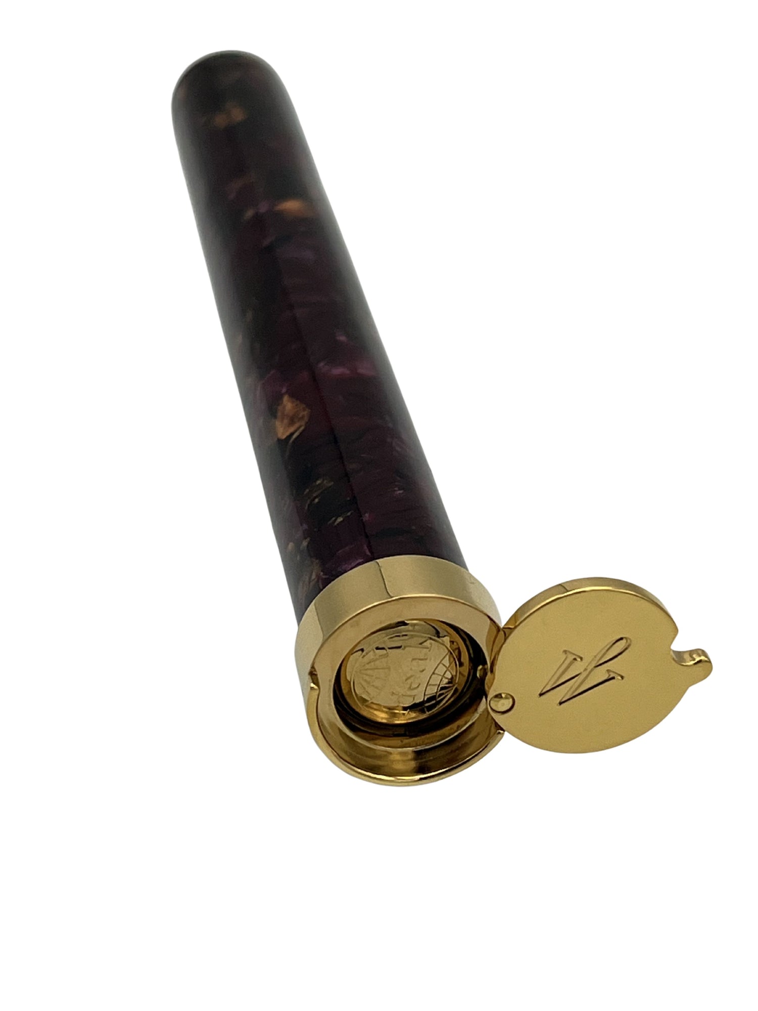 Waterman Lady Agathe Magenta Bronze- 18k Fine - Pre-Owned