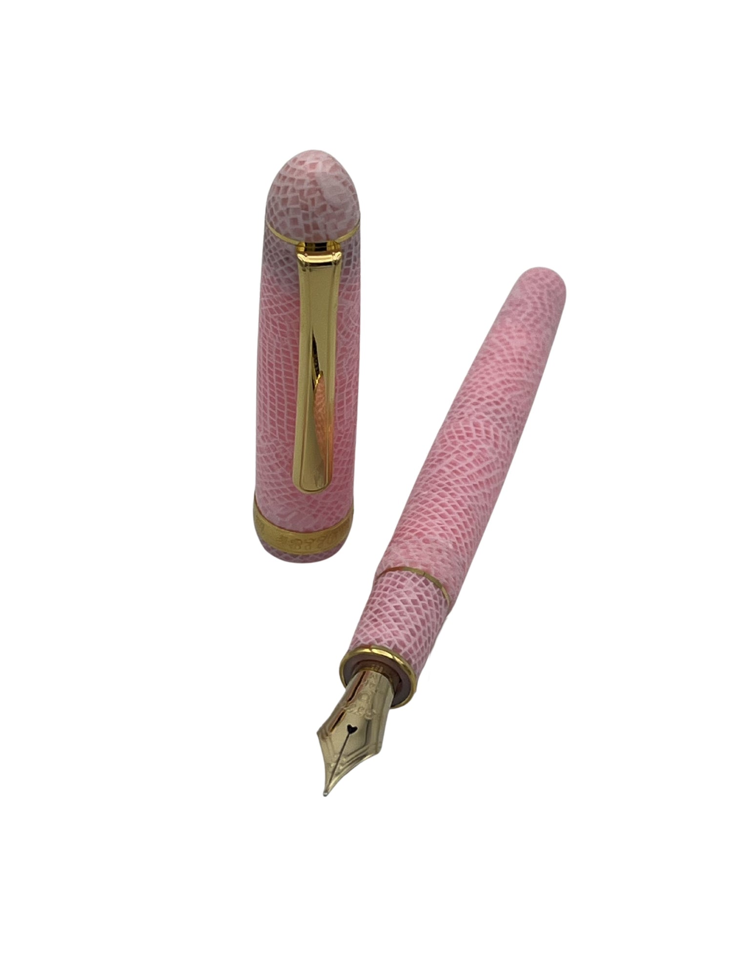 Platinum 3776 Sakura Cherry Blossom Celluloid - 14k Medium - Pre-Owned