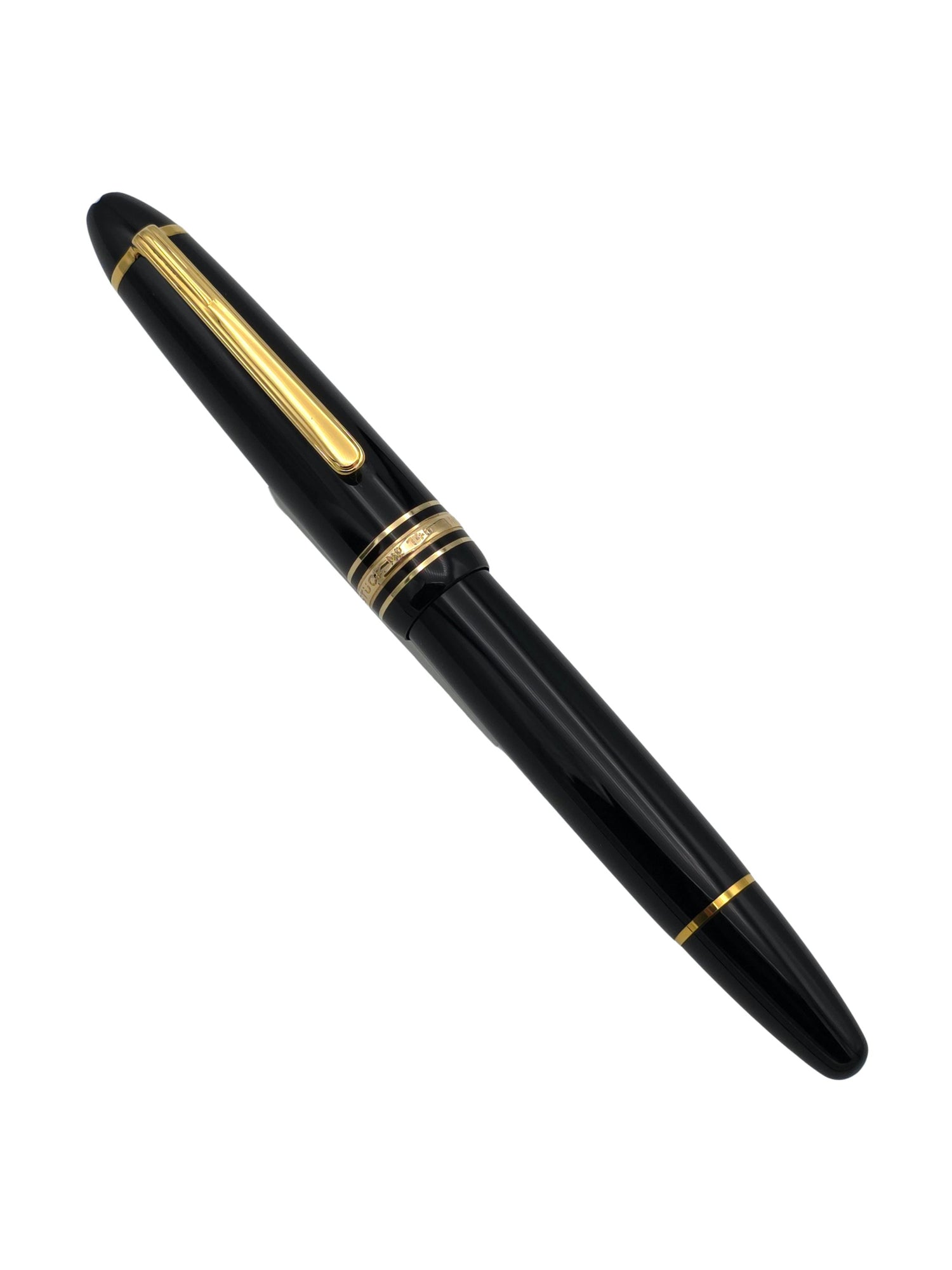 Montblanc Meisterstuck 146 Black & Gold - 14k Medium Nib - Pre-Owned
