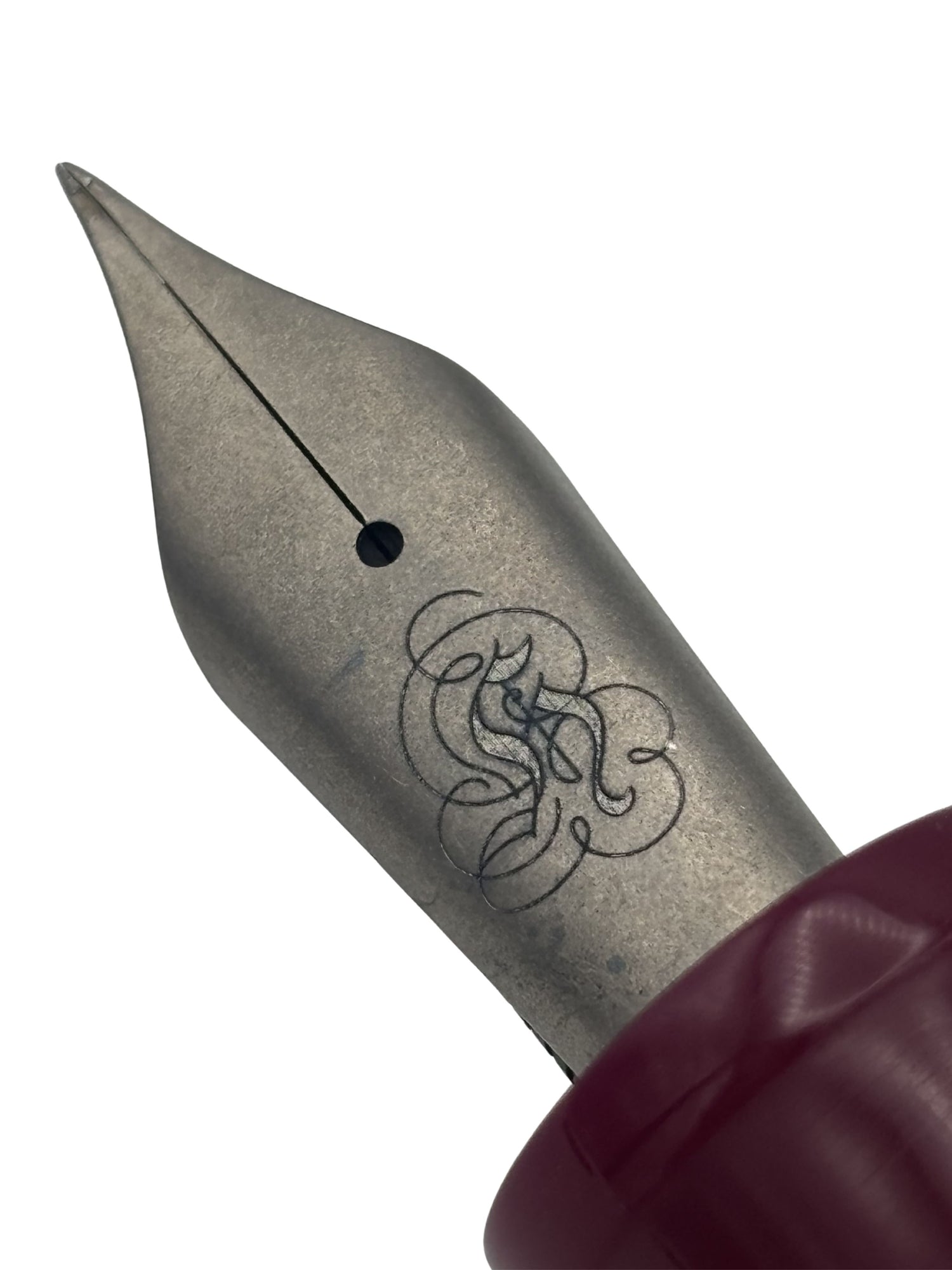 Hinze Pen Company Model B46 Konig Grey & Sangria - 