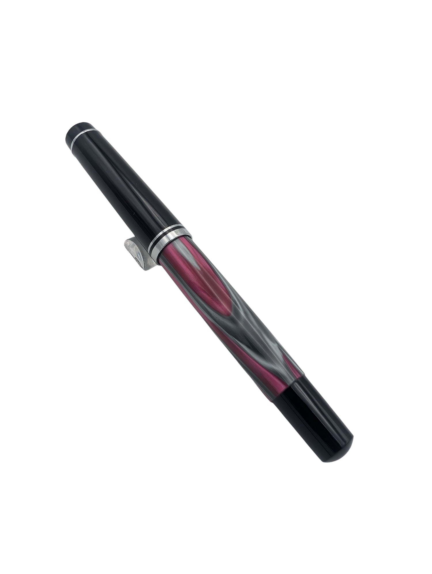 Pelikan M200 Non-Telekom Gray / Magenta - Fine Nib - Pre-Owned