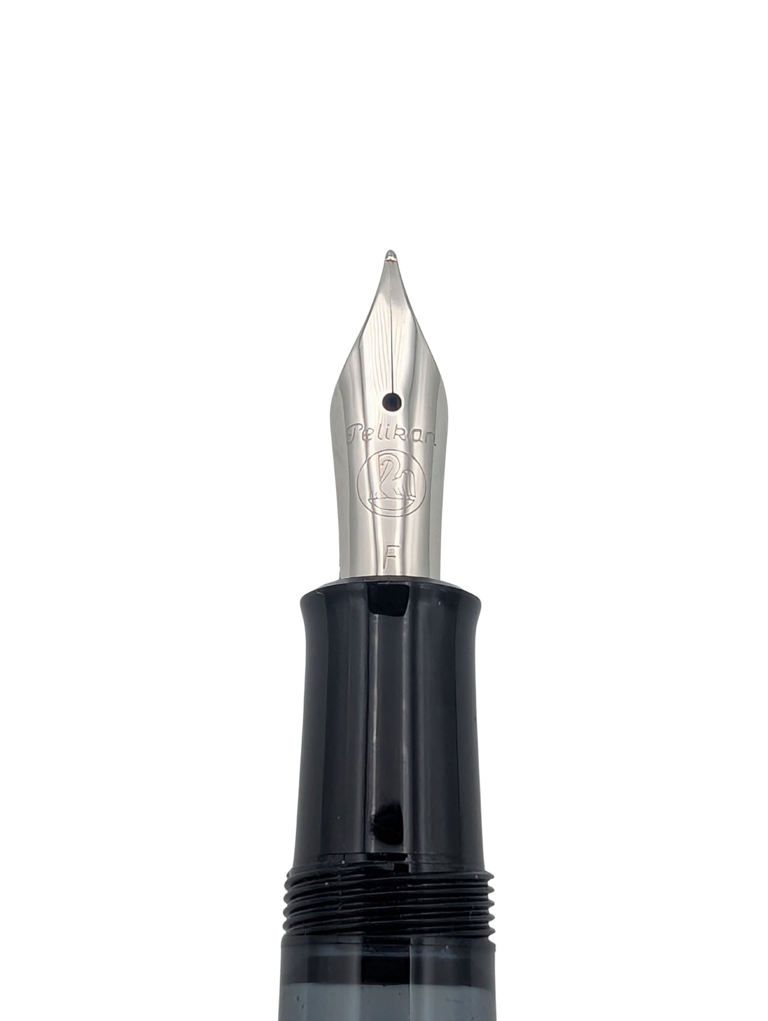 Pelikan M200 Non-Telekom Gray / Magenta - Fine Nib - Pre-Owned