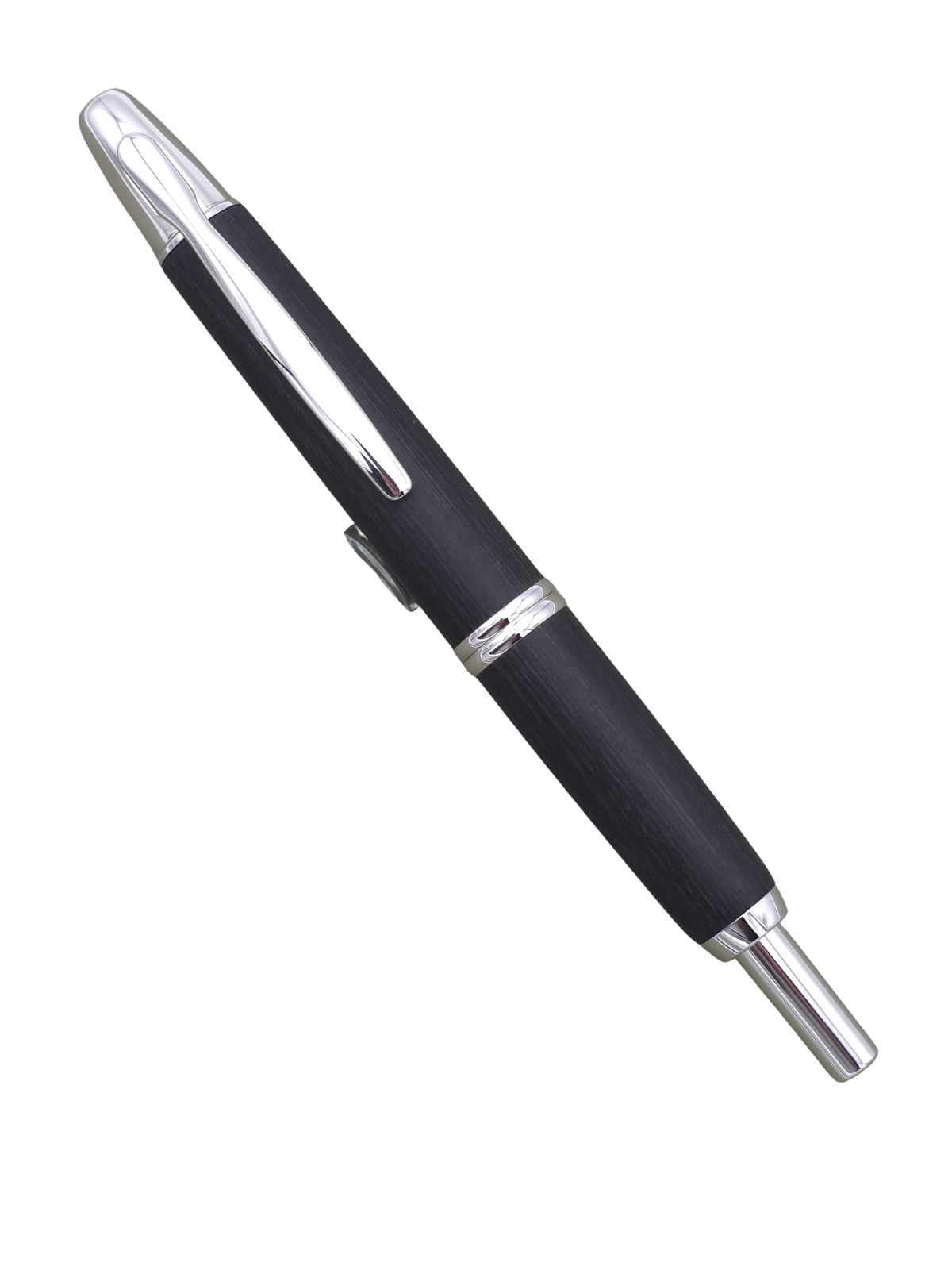 Pilot Vanishing Point Birch Wood Black - 18k Medium Nib - Pre-Owned
