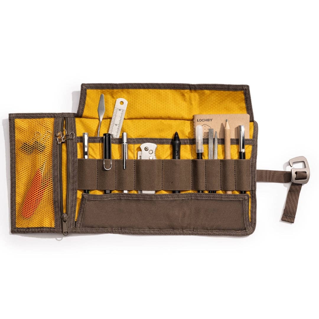 LOCHBY Tool Roll: Brown