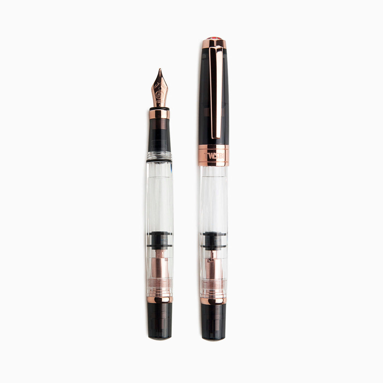 TWSBI DIAMOND 580 SMOKE ROSE GOLD II FOUNTAIN PEN
