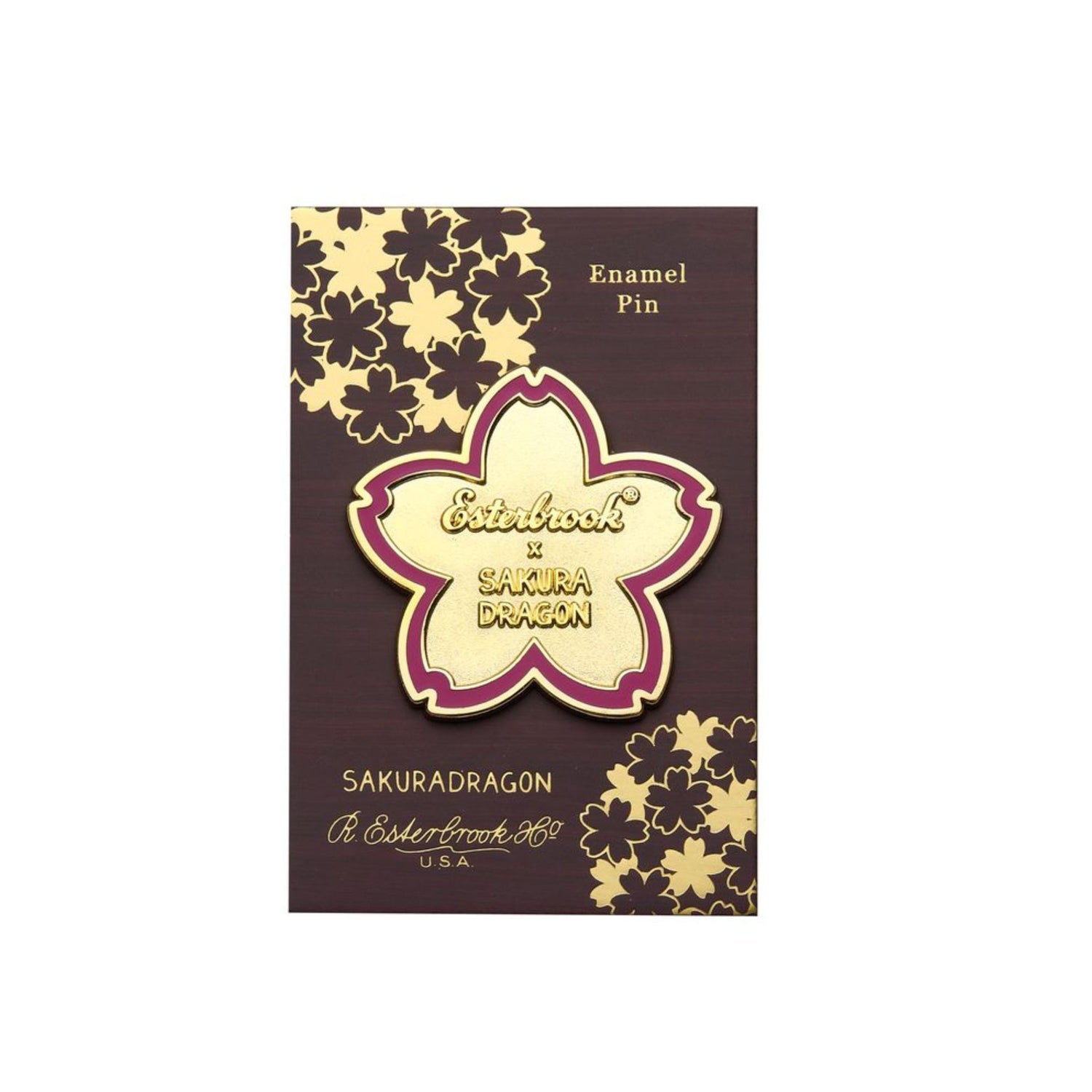 Esterbrook x SAKURADRAGON Enamel Pin - Sakura Street Flower