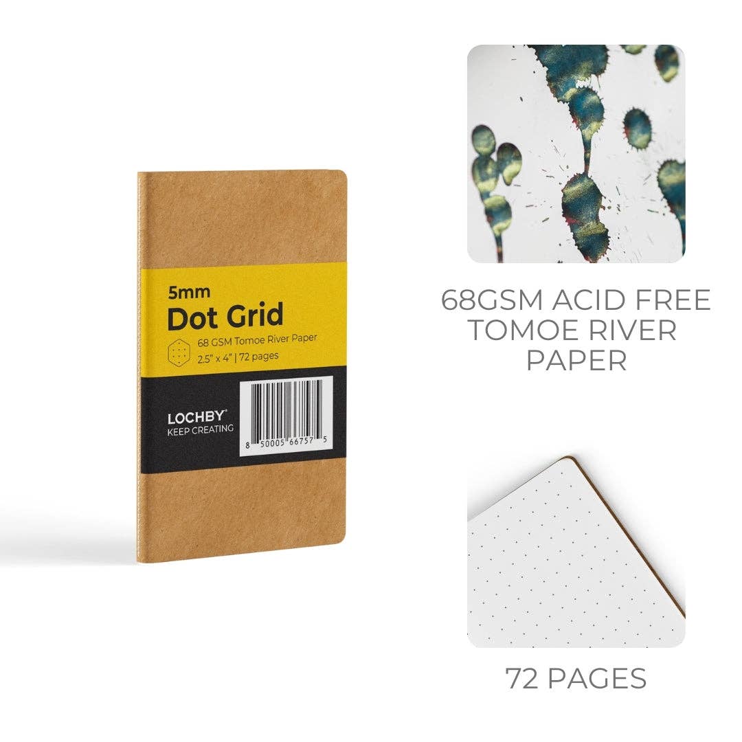 LOCHBY A7 Dot Grid (4-pack): Dot Grid