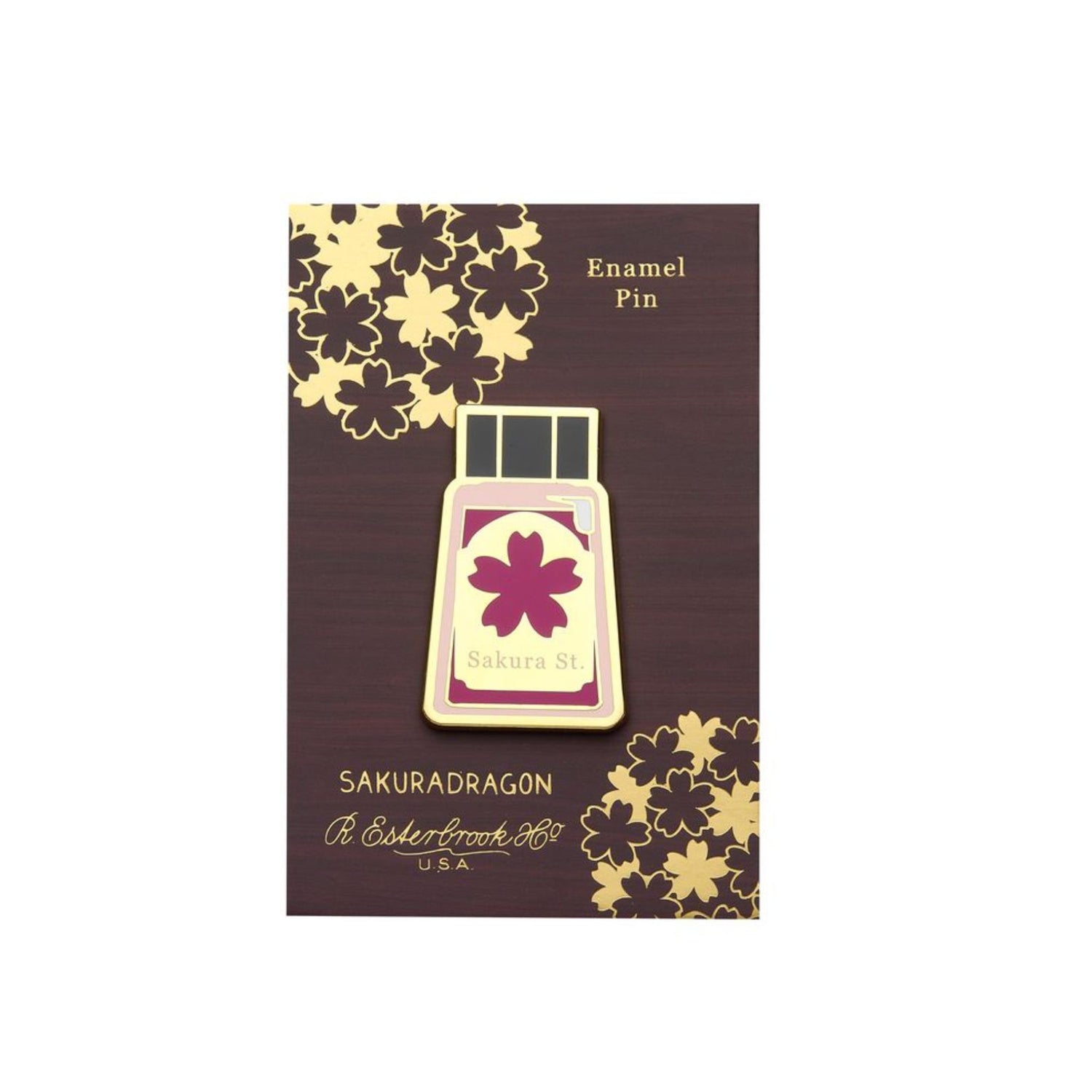 Esterbrook x SAKURADRAGON Enamel Pin - Sakura Street Ink