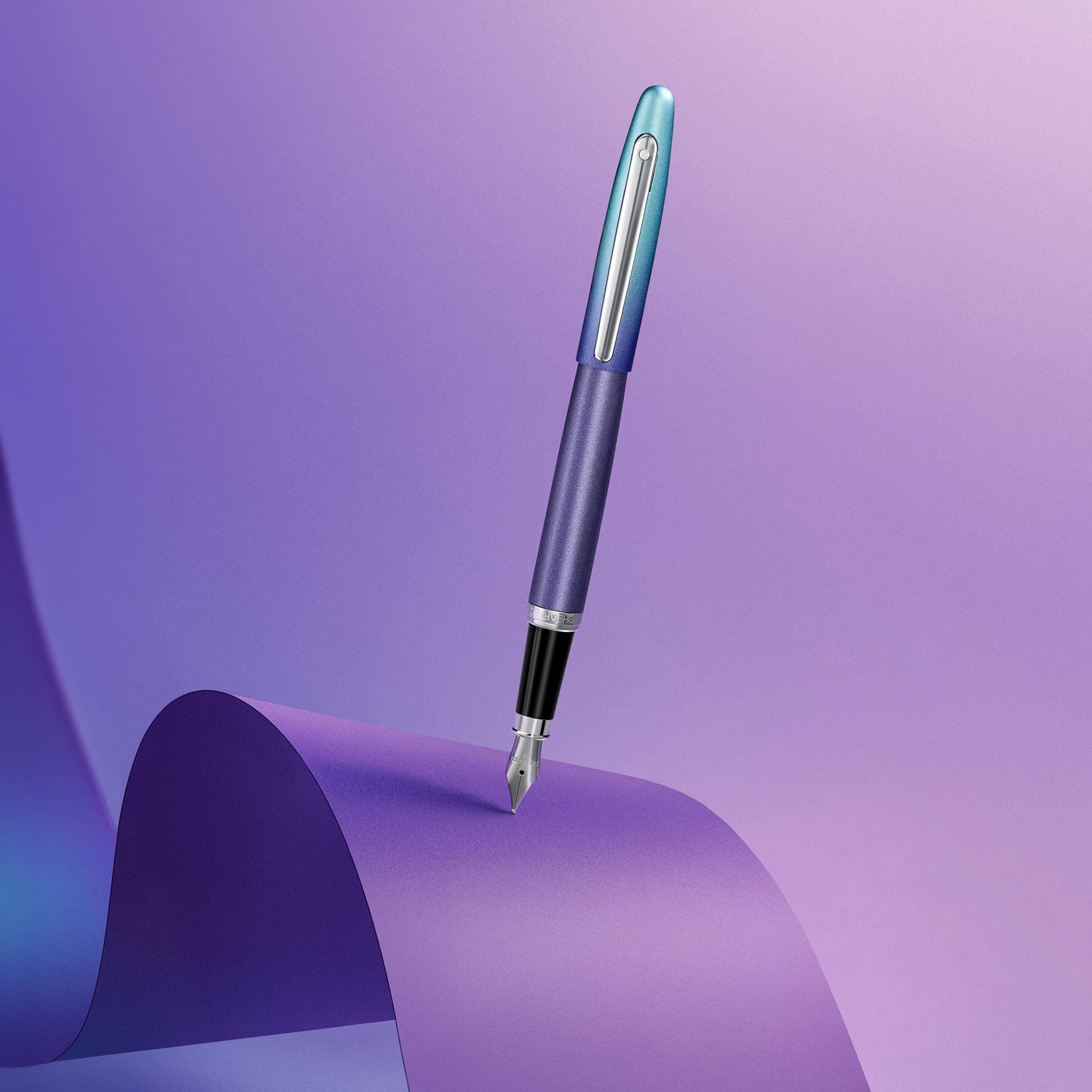 Sheaffer VFM Expressions Gradient Blue Chrome