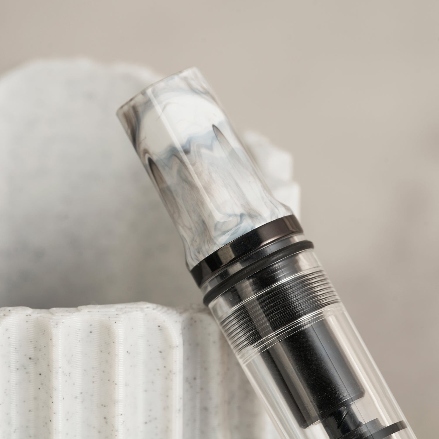 TWSBI ECO Carrara & Onyx Fountain Pen