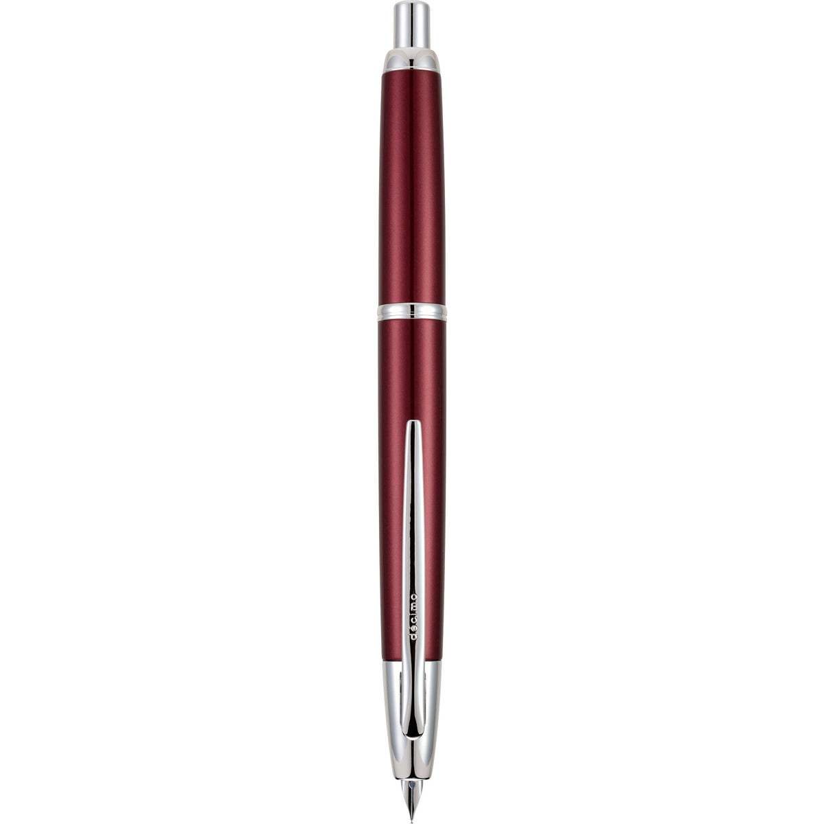 Pilot Capless Decimo Fountain Pen - Burgundy