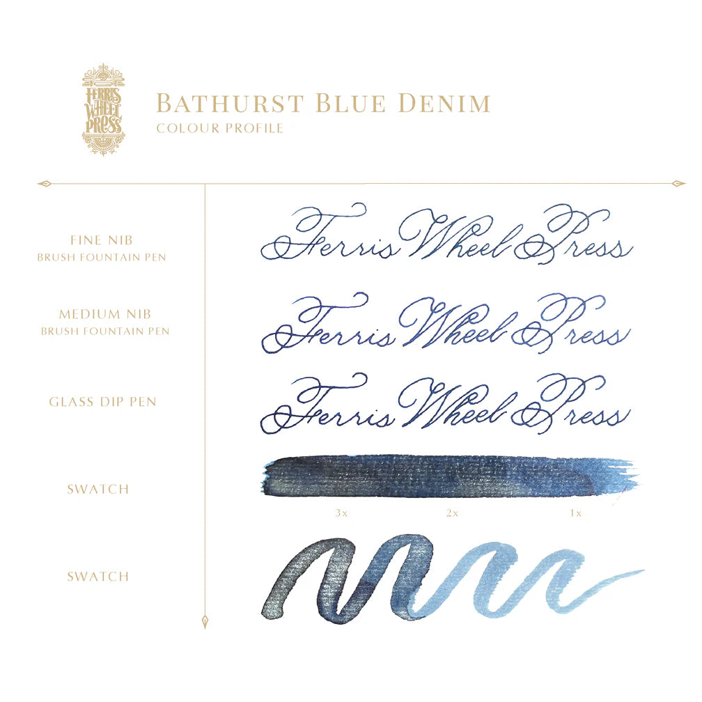 Ferris Wheel Press - Bathurst Blue Denim