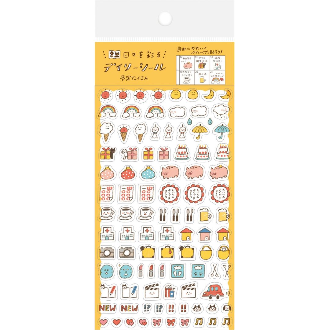 Furukawashiko Watashi-Biyori Daily Stickers - Many Plans