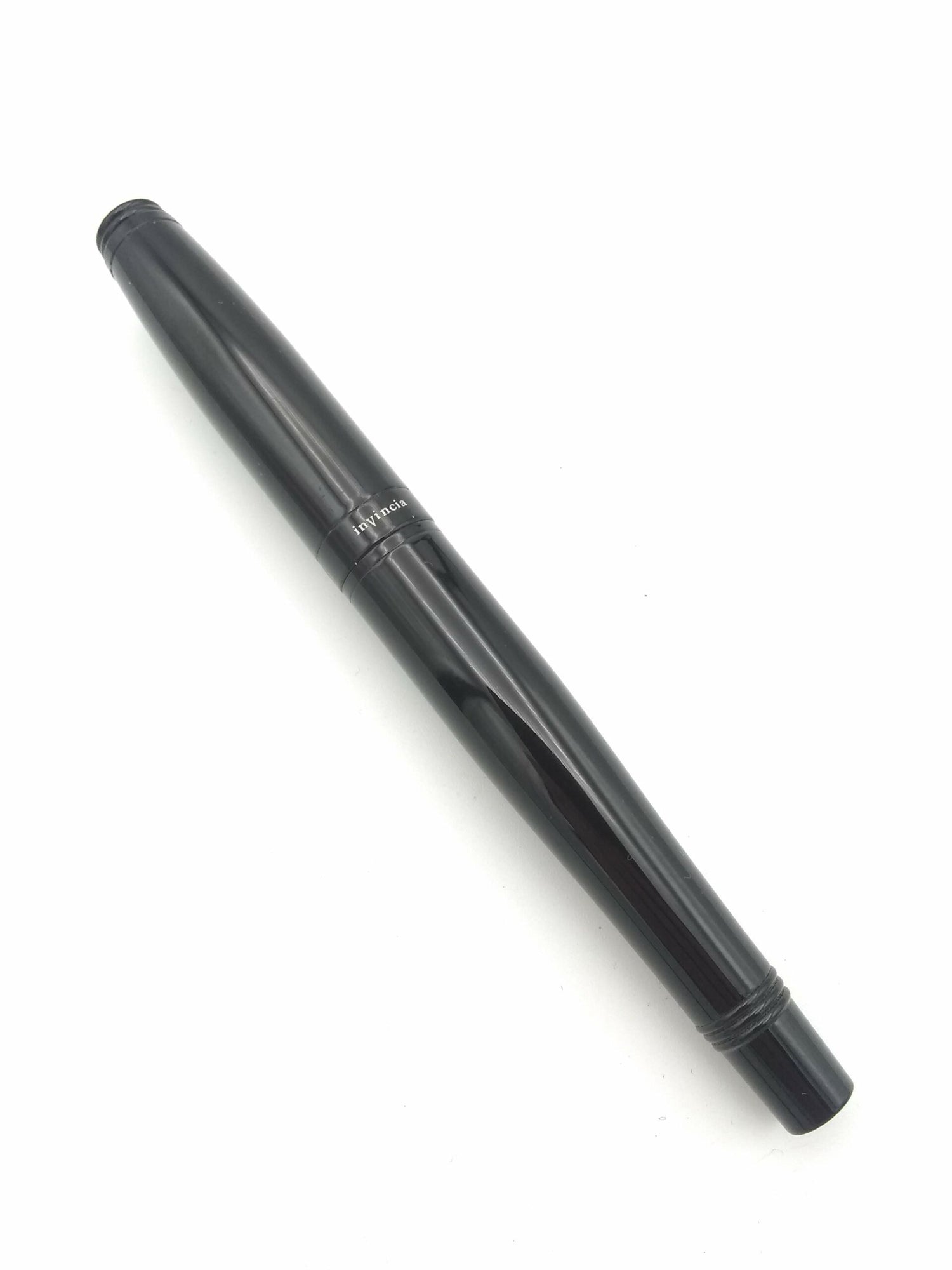 Monteverde Invincia All Black - Medium Steel Nib - Pre-Owned