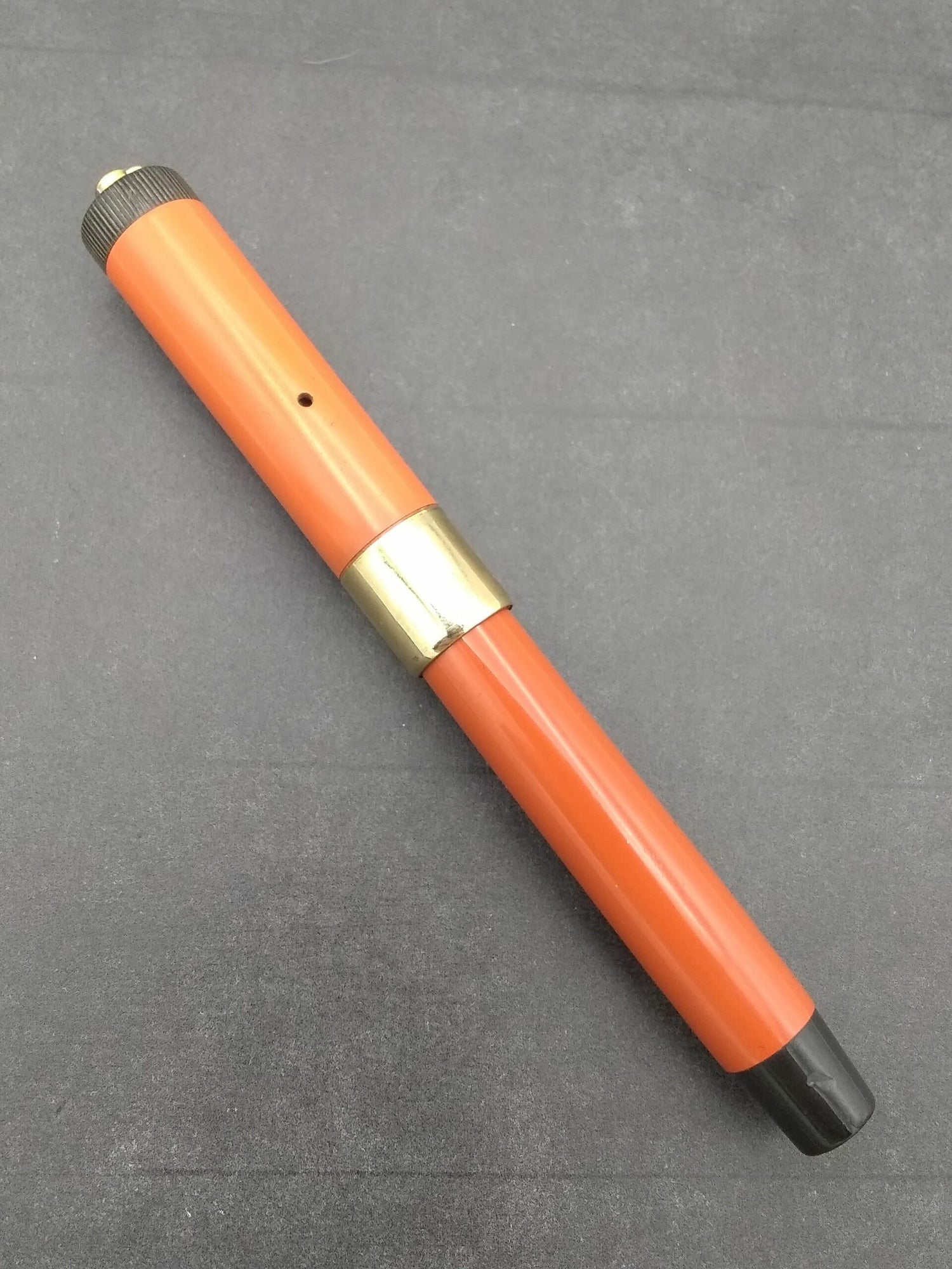 Parker Lady Duofold Orange - 14k Extra Fine Nib - Pre-Owned