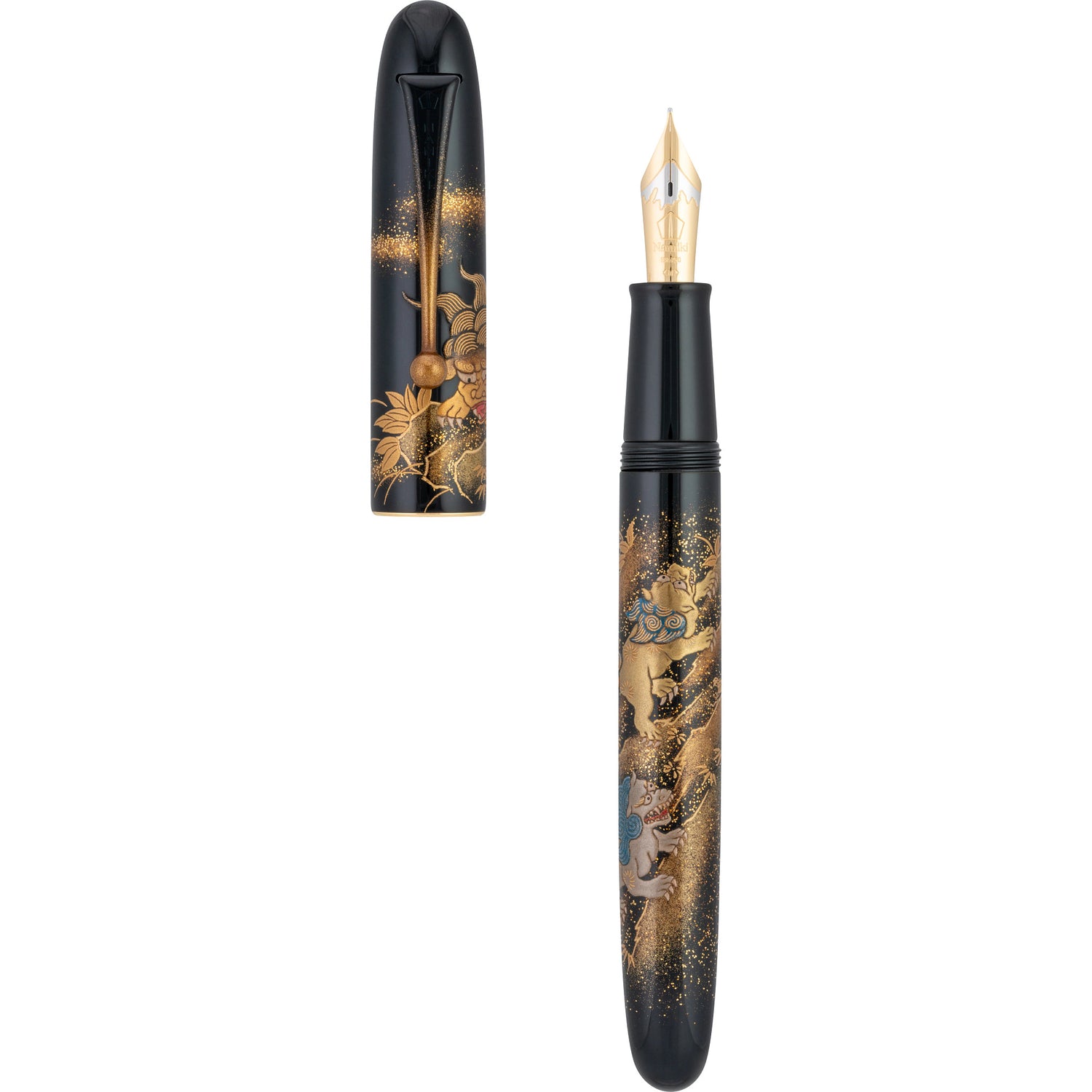 Namiki Yukari Royale Fountain Pen - Lioness and Cubs