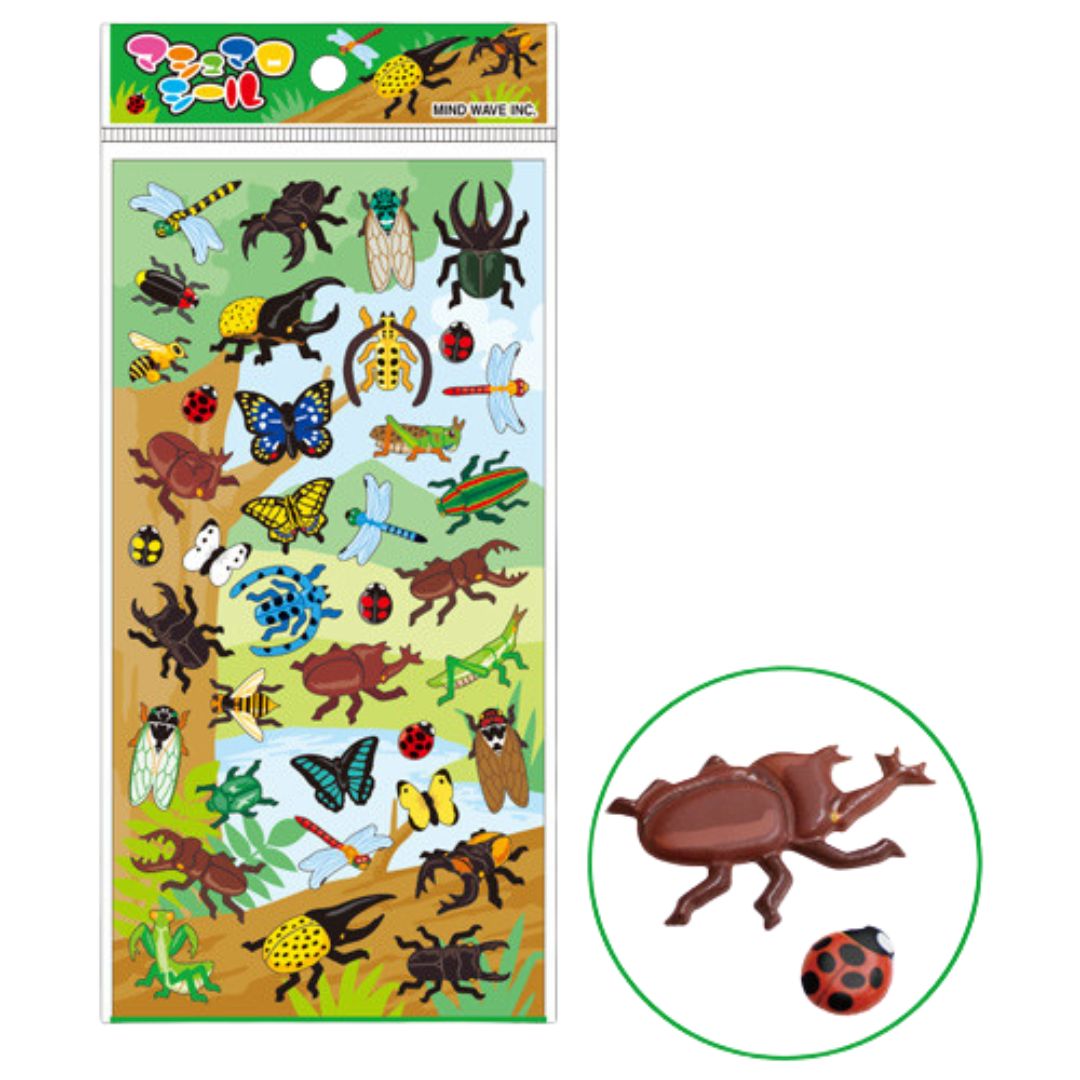 Mind Wave 3D Sticker Sheet - Insects