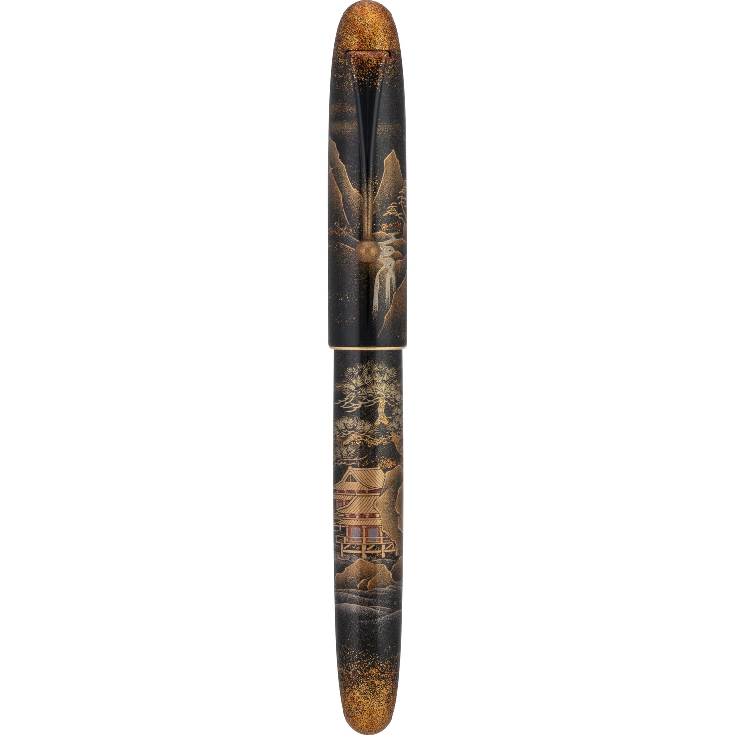 Namiki Yukari Royale Fountain Pen - Night Scene of Pavilion