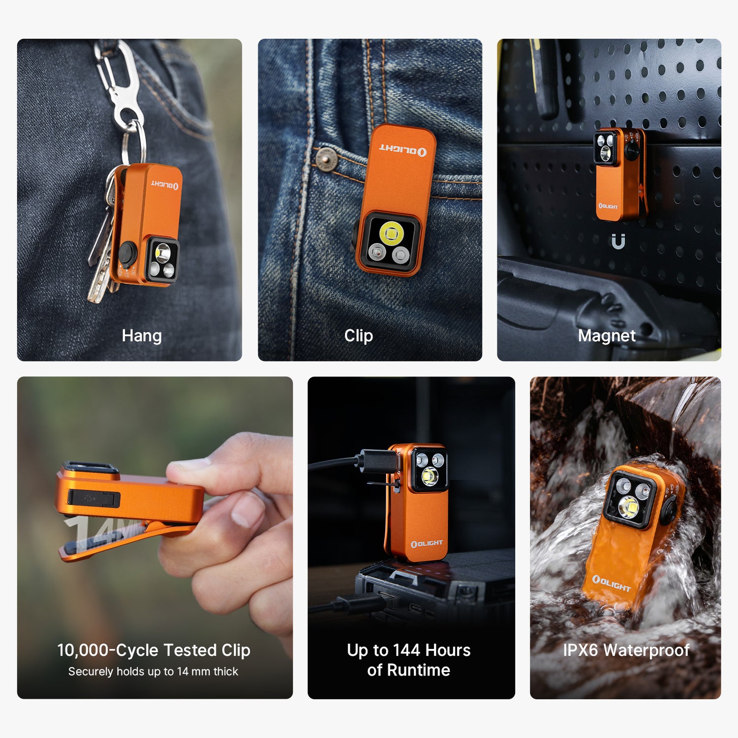 Olight Oclip Pro S Multifunctional EDC Clip Flashlight