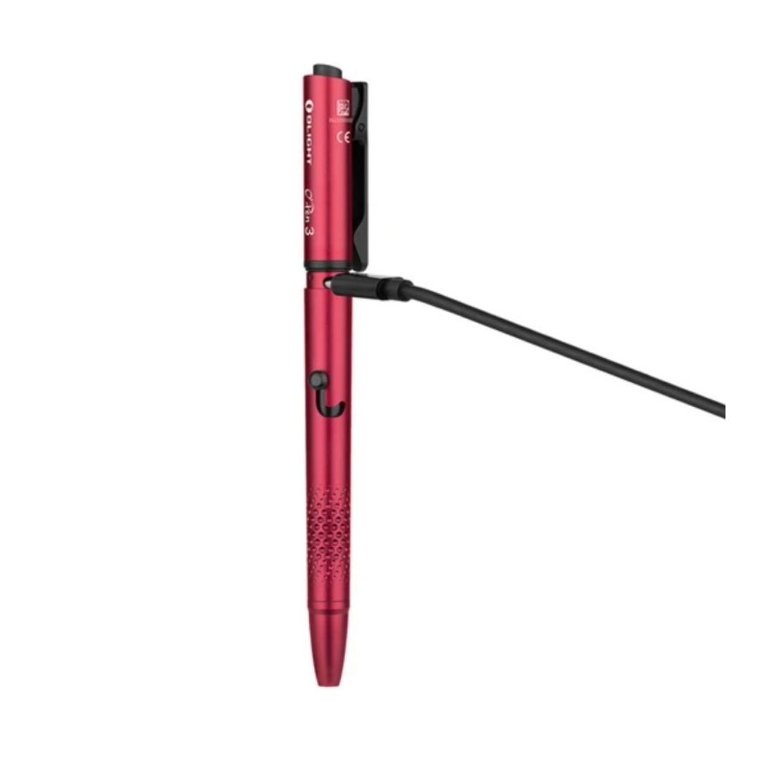 Olight O'Pen 3 Multifunctional Pen Light - Wine Red