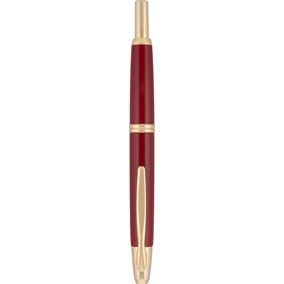 Pilot Vanishing Point Fountain Pen - Red & Gold