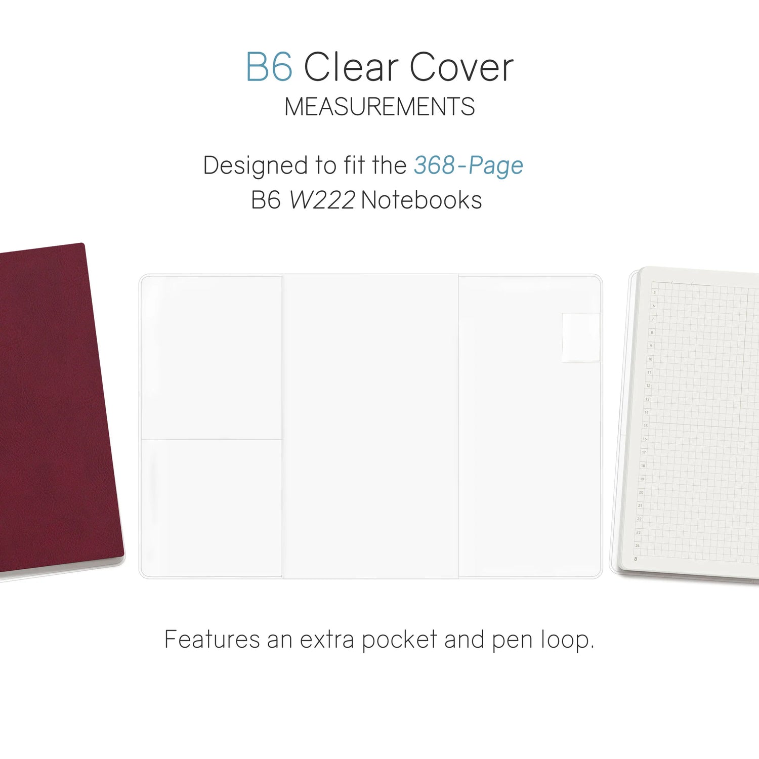 Wonderland222 - Vinyl Clear Cover - 368 Page Notebook