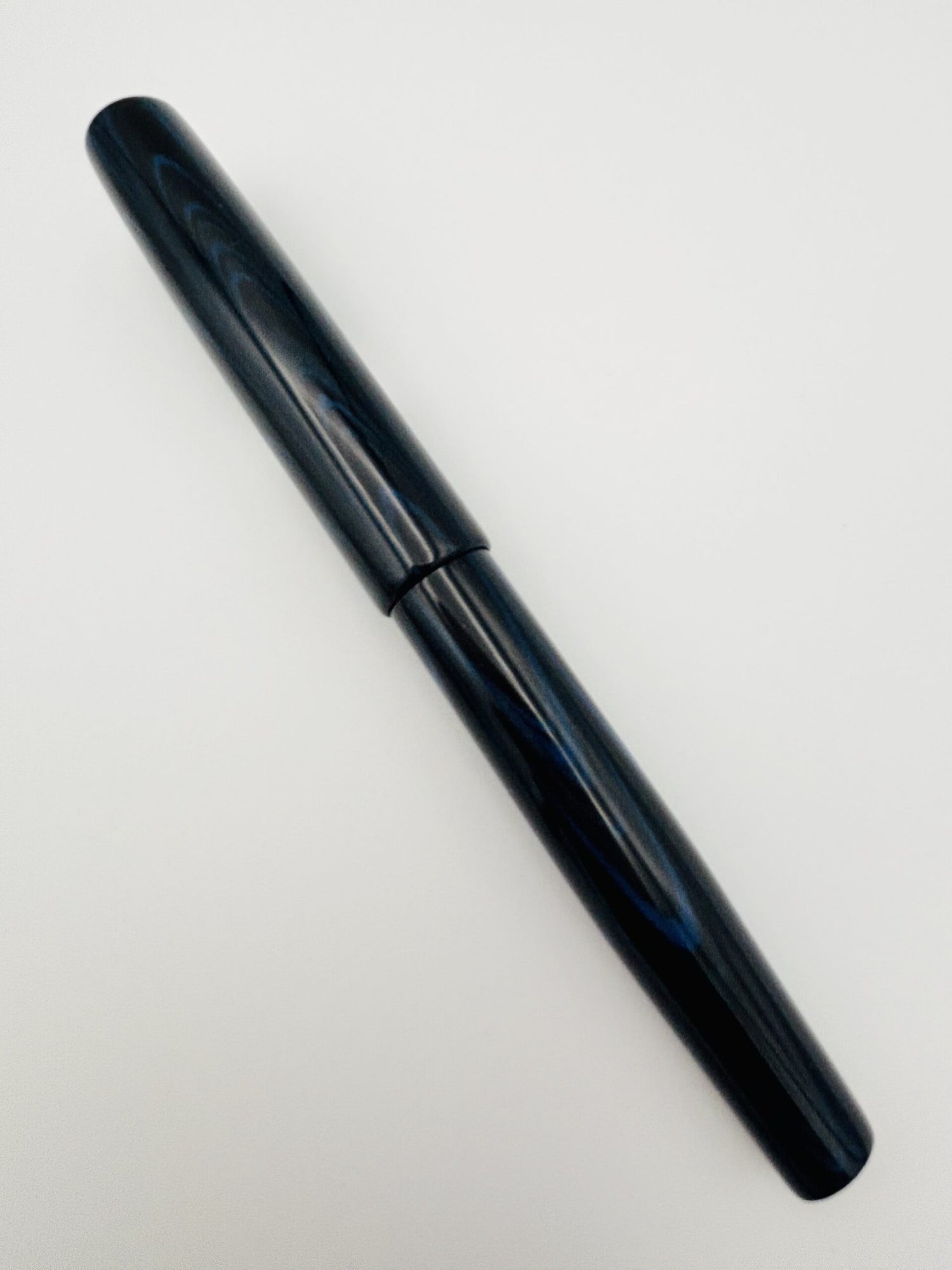 Lotus PCP Ocelot Blue Ripple - 18k Medium Cartier Nib - Pre-Owned