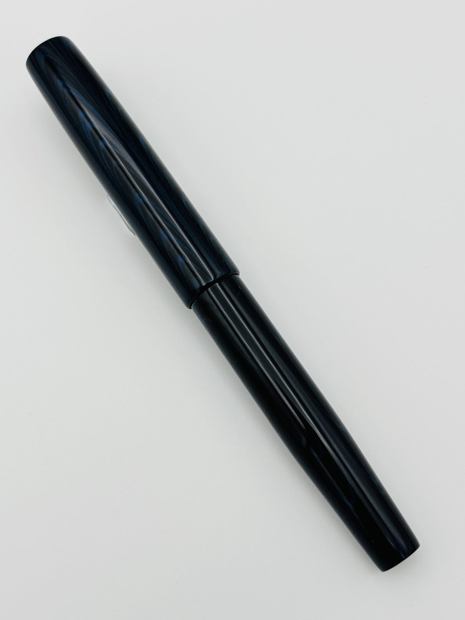 Lotus PCP Ocelot Blue Ripple - 18k Medium Cartier Nib - Pre-Owned