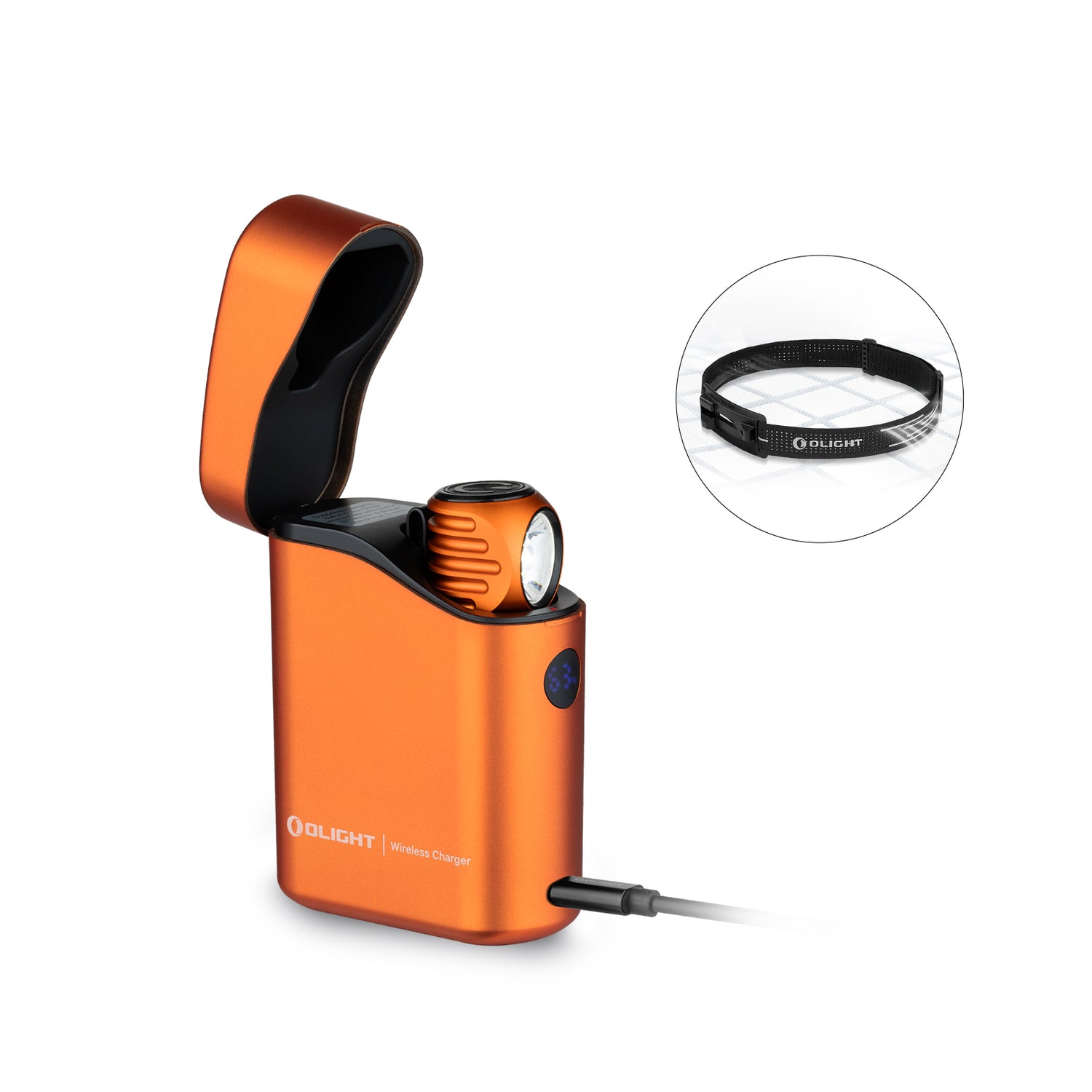 Olight Perun 3 Mini Headlamp & Flashlight with Red and White Light