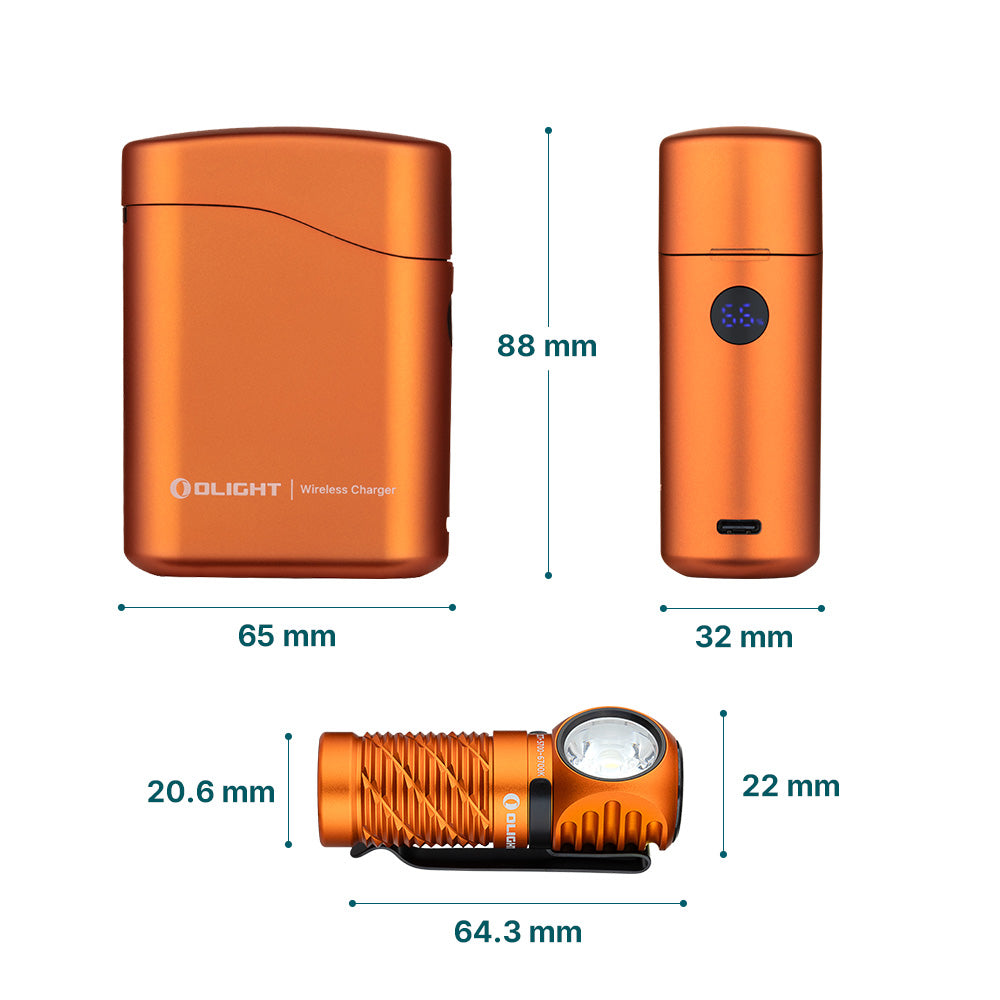 Olight Perun 3 Mini Headlamp & Flashlight with Red and White Light