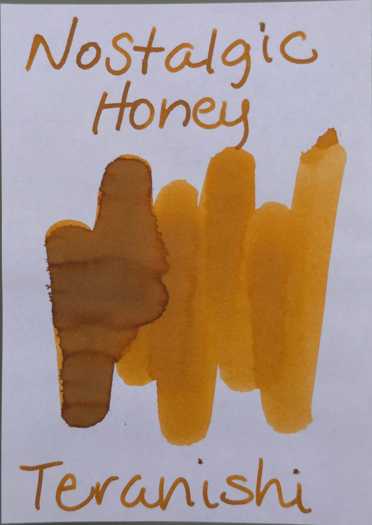 Teranishi Guitar Taisho Romantic Bottle Ink - Nostalgic Honey